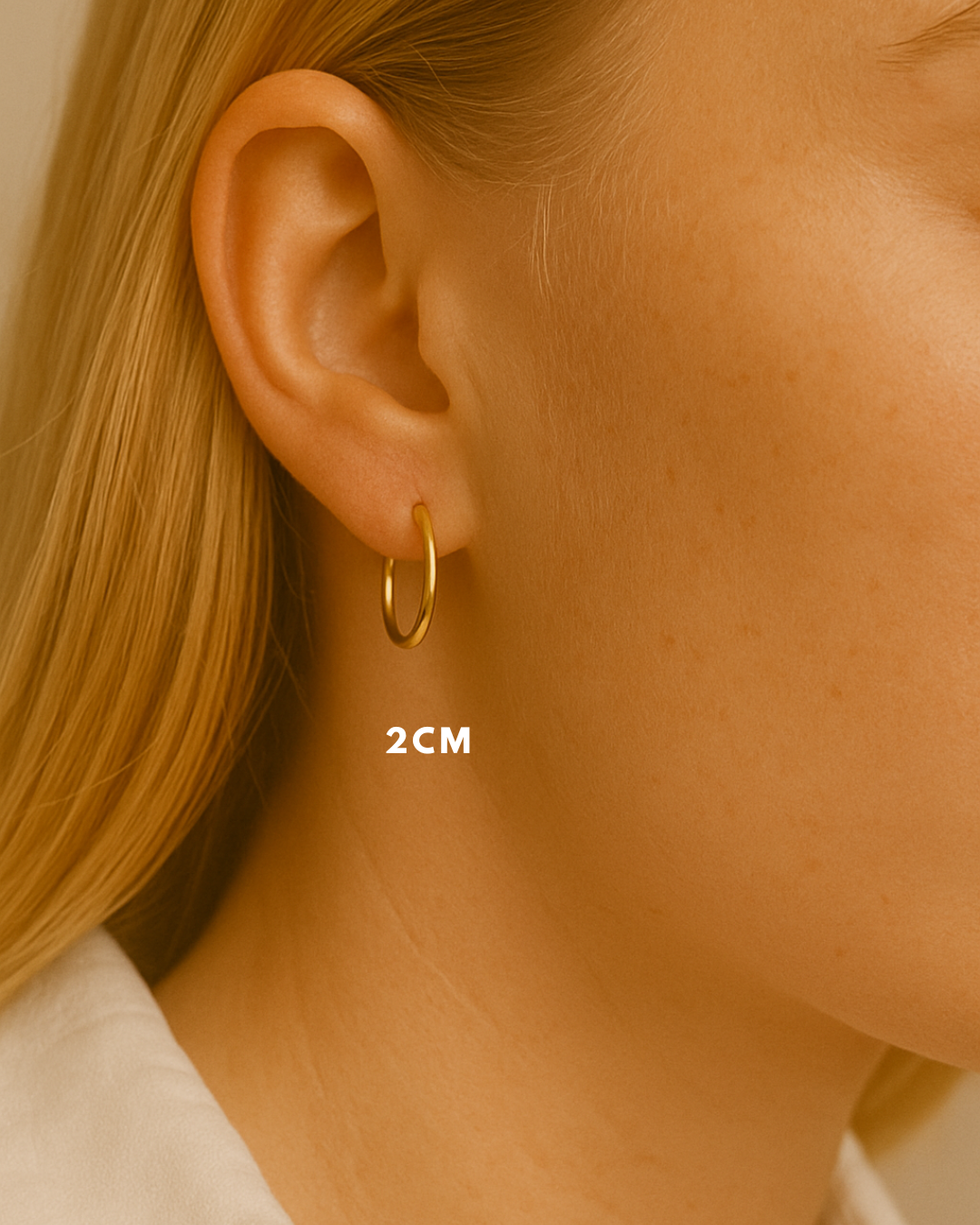 JUDE l Créoles inoxydables -2cm-