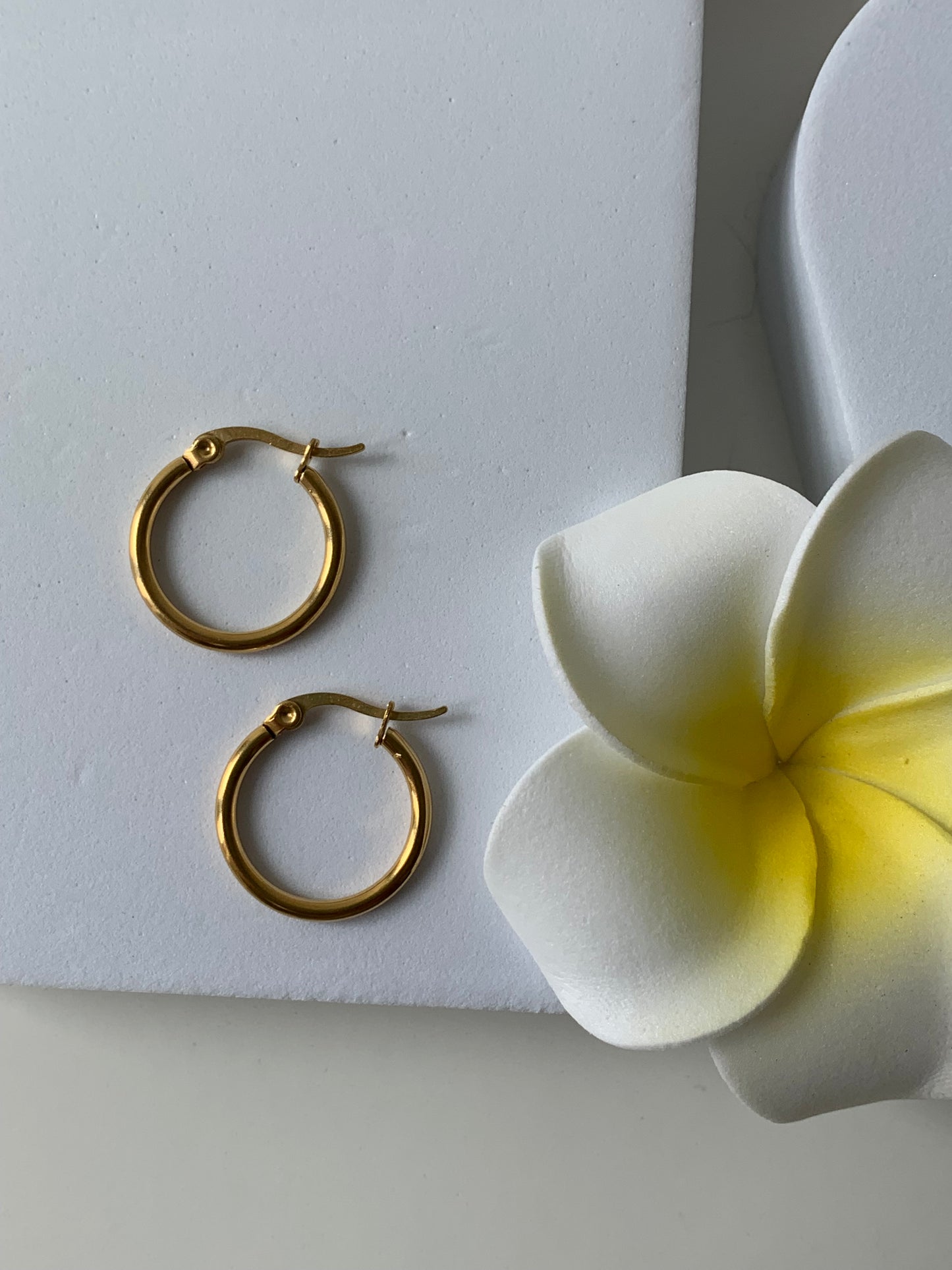 JUDE l Créoles inoxydables -2cm-