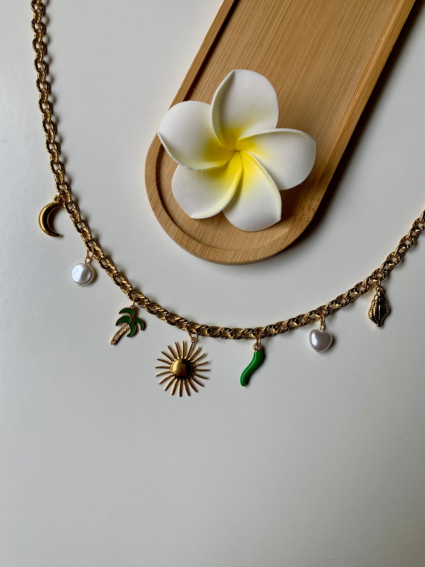 RIO DE JANEIRO - Collier charms inoxydable