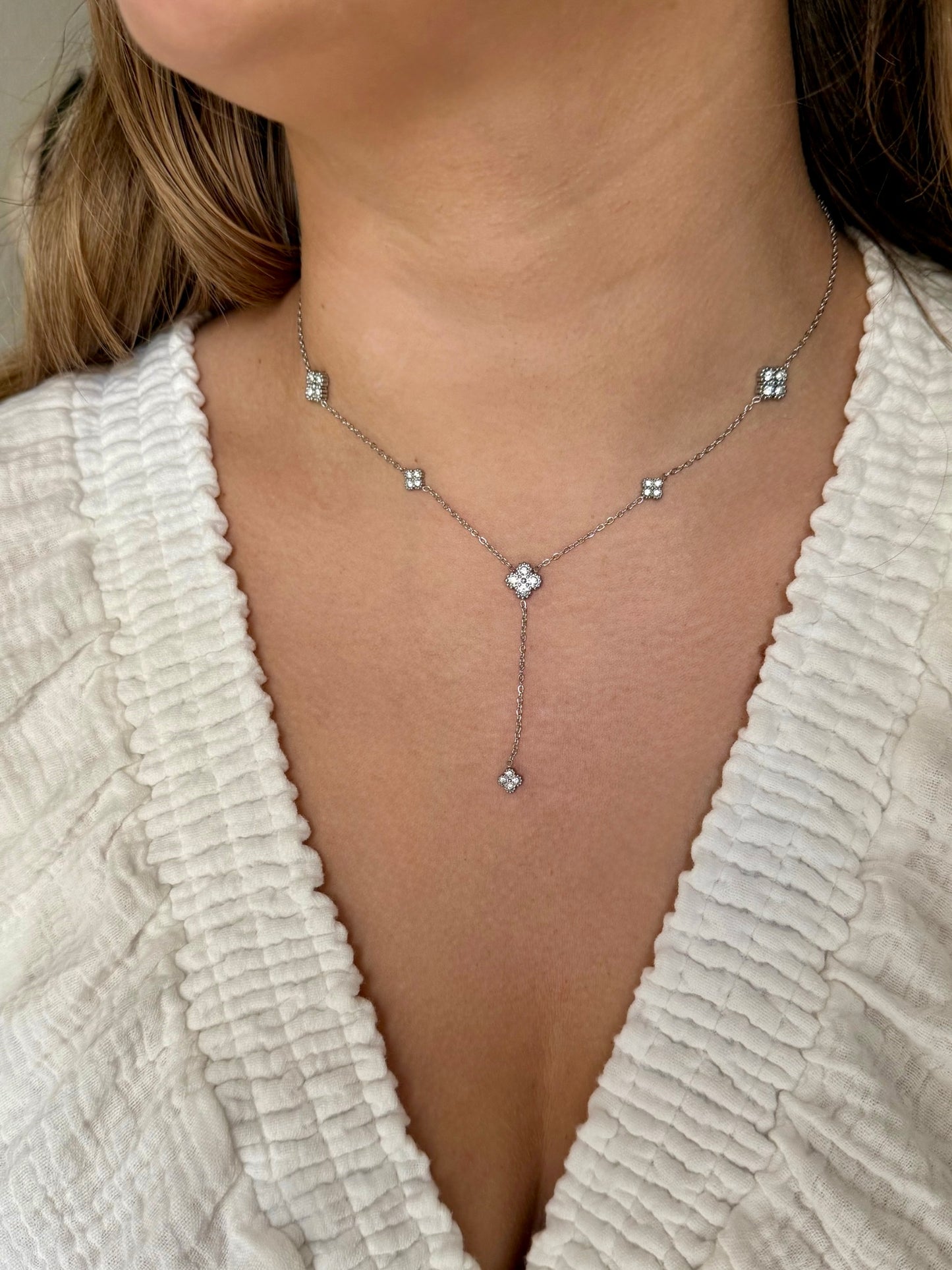 NUXE l Collier Y inoxydable