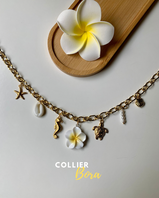BORA - Collier charms inoxydable