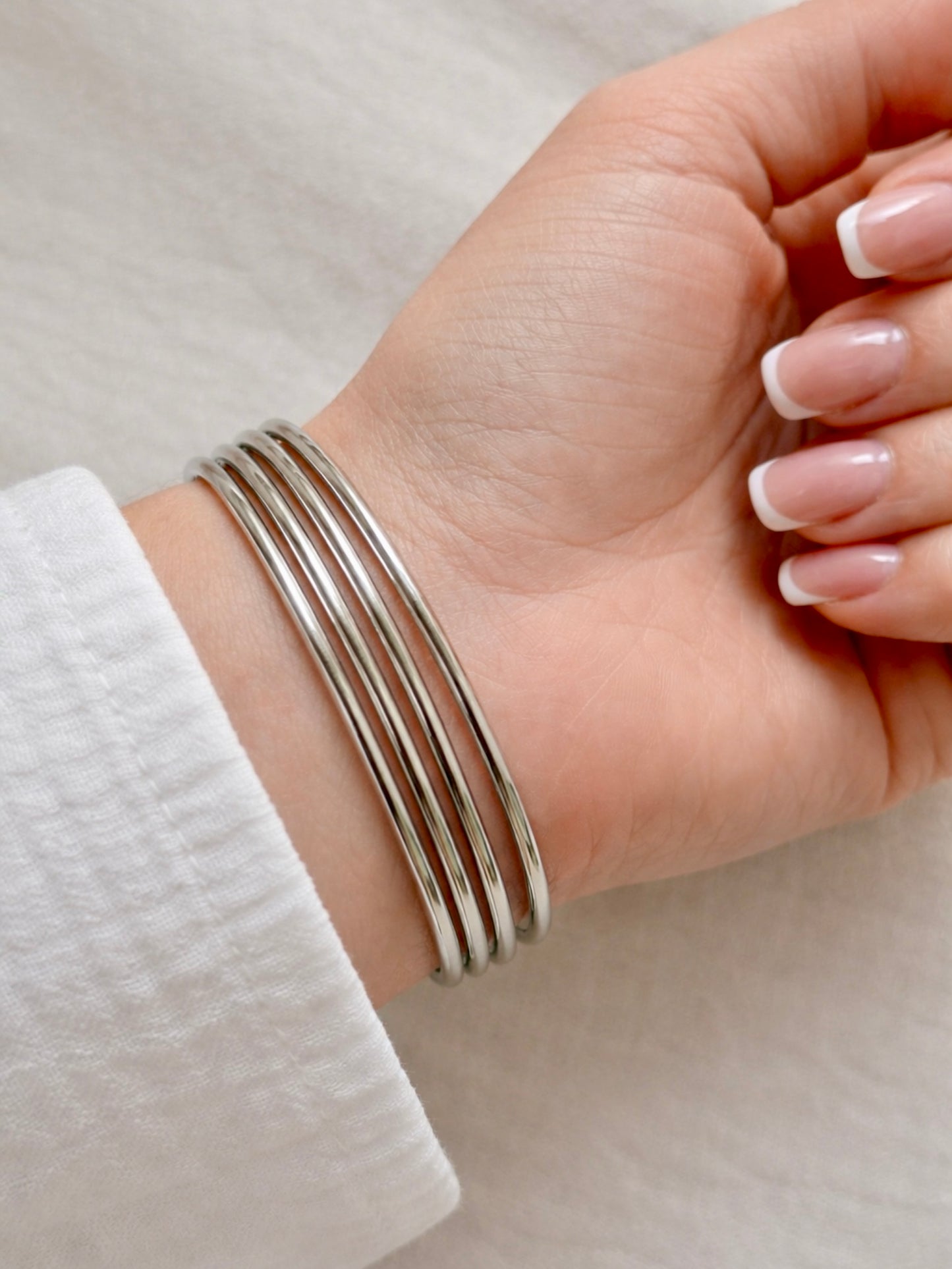 GIPSY l Jonc inoxydable -lot de 6-