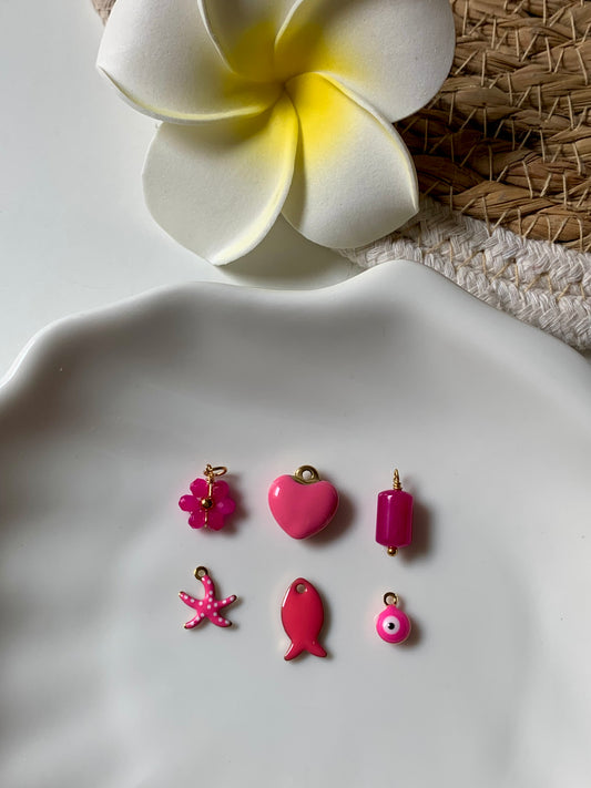 FUSHIA l Charms inoxydable