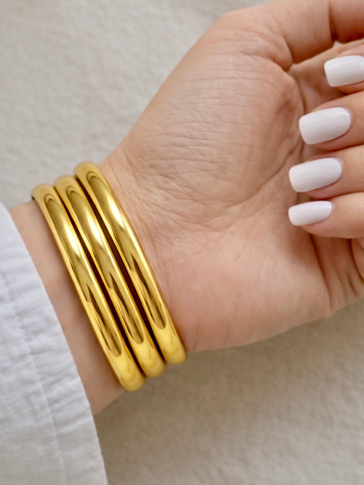 ESMERALDA l Jonc inoxydable -lot de 3-