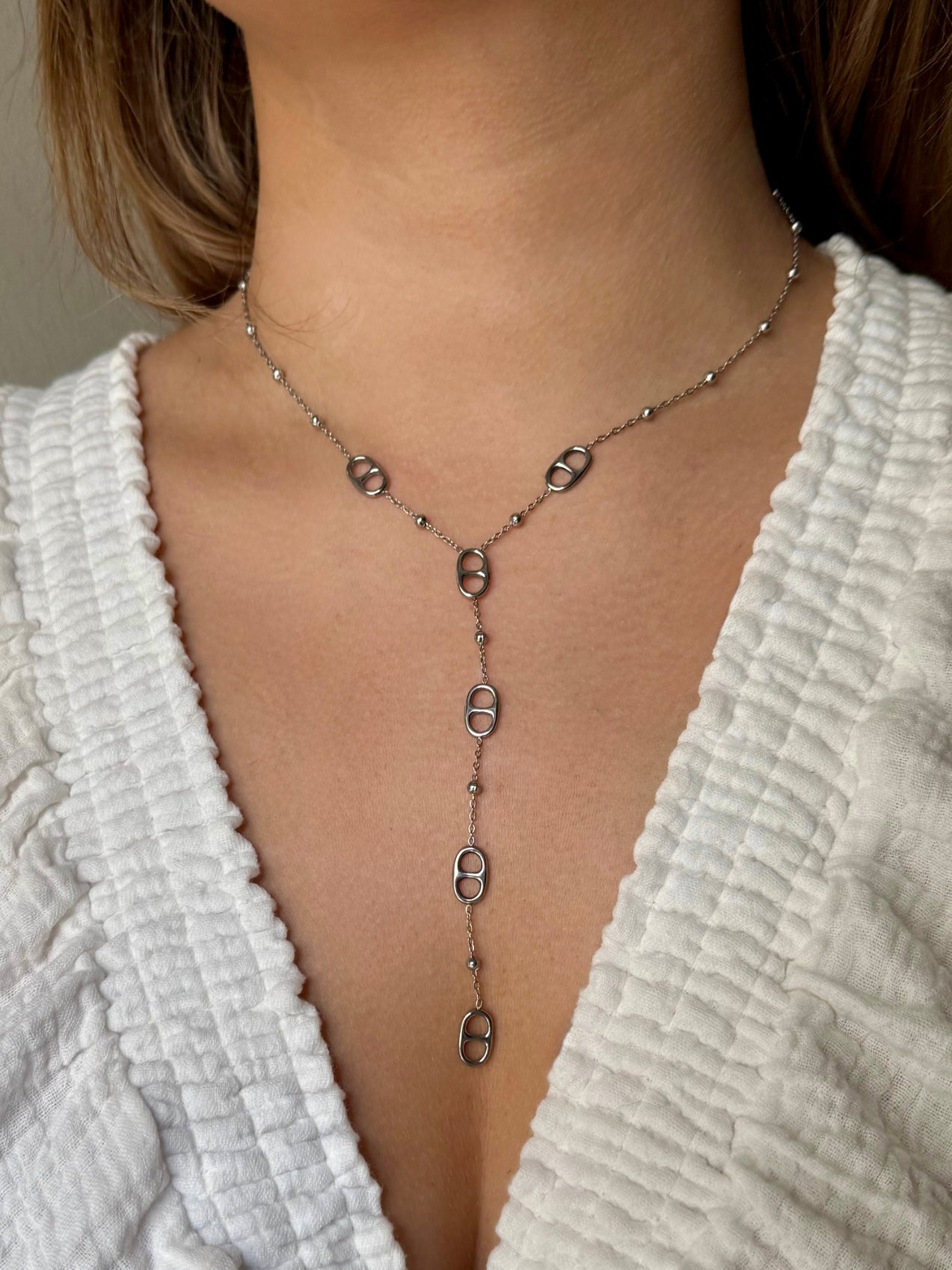 PROMESSE l Collier Y inoxydable