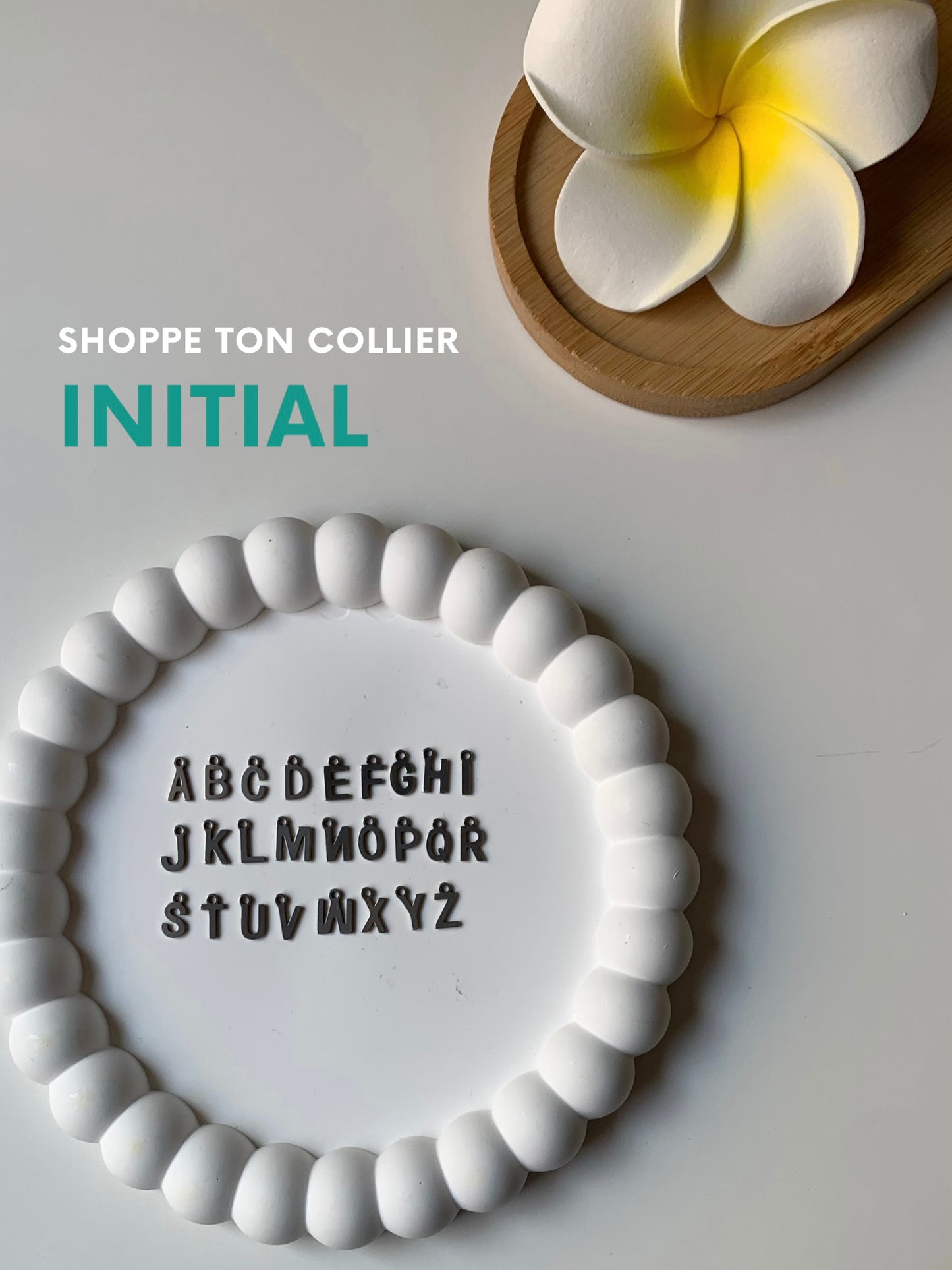 INITIAL l Collier inoxydable personnalisable