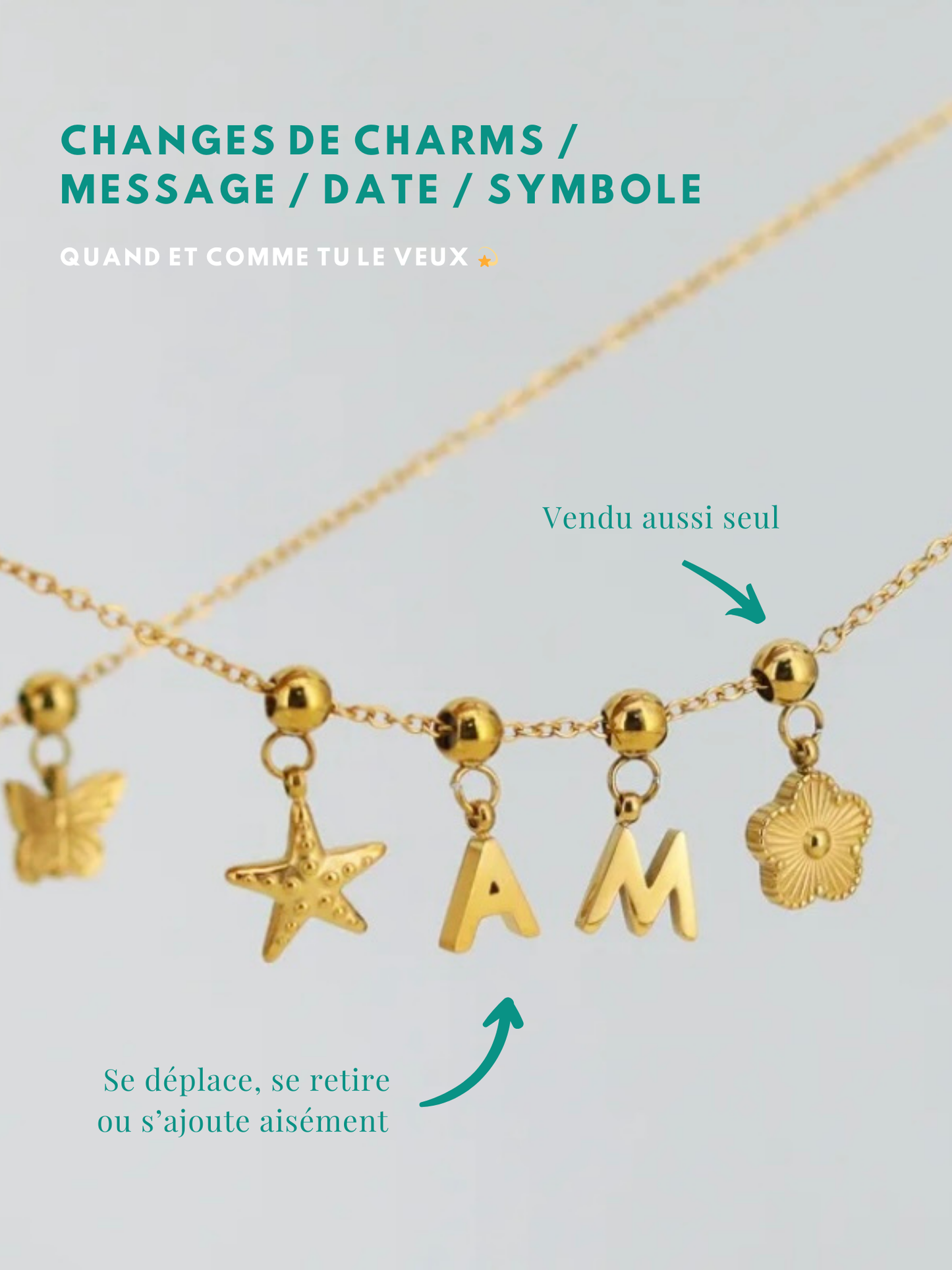 SIGNATURE l Charms chiffre (à l’unité)