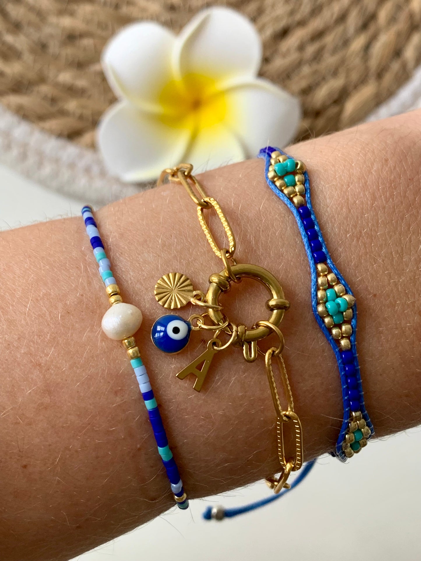 SANTORIN - NYRA l Bracelet inoxydable personnalisable