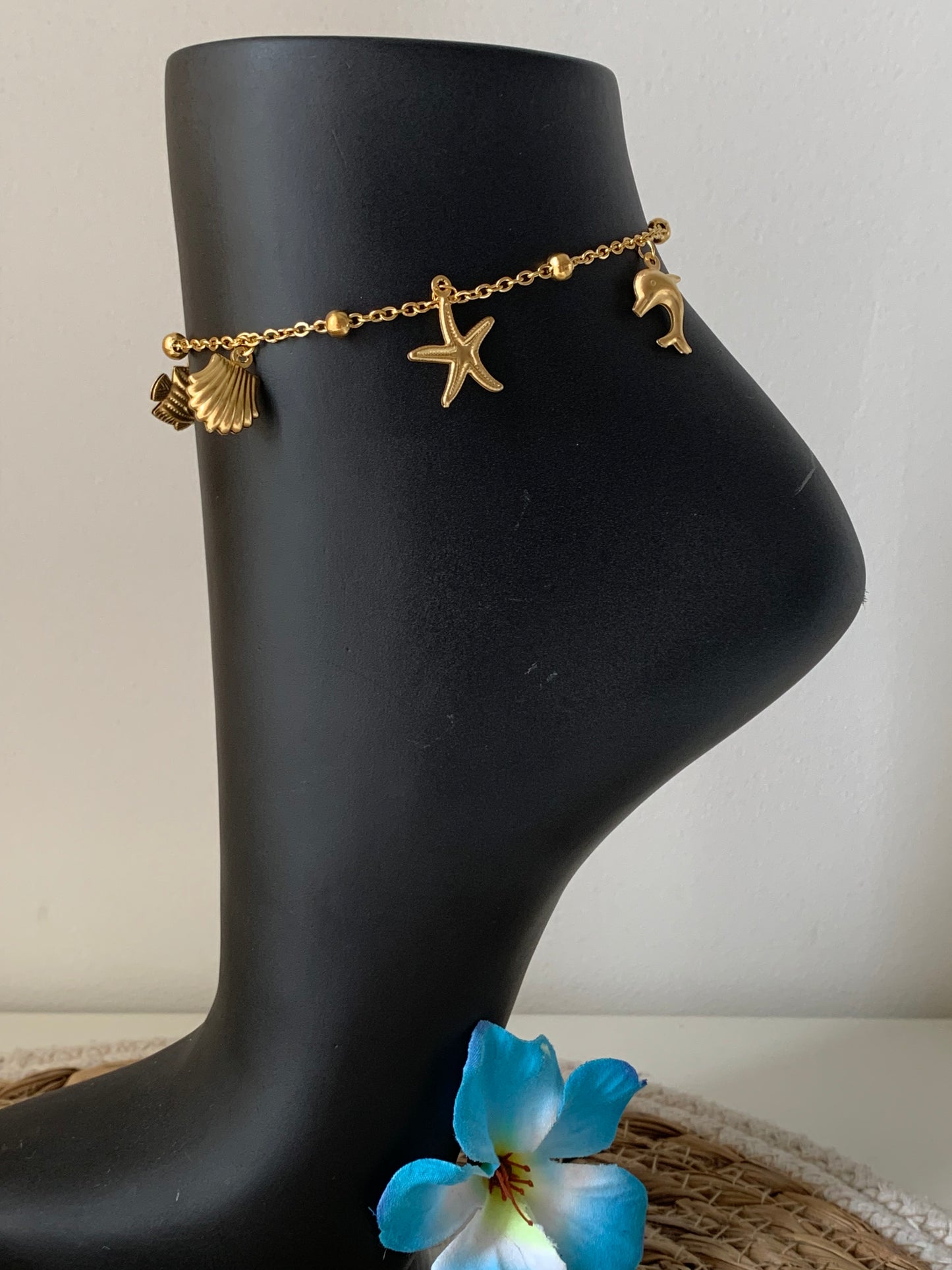 OCEAN MOOD - OCÉANIE l Bracelet de cheville inoxydable