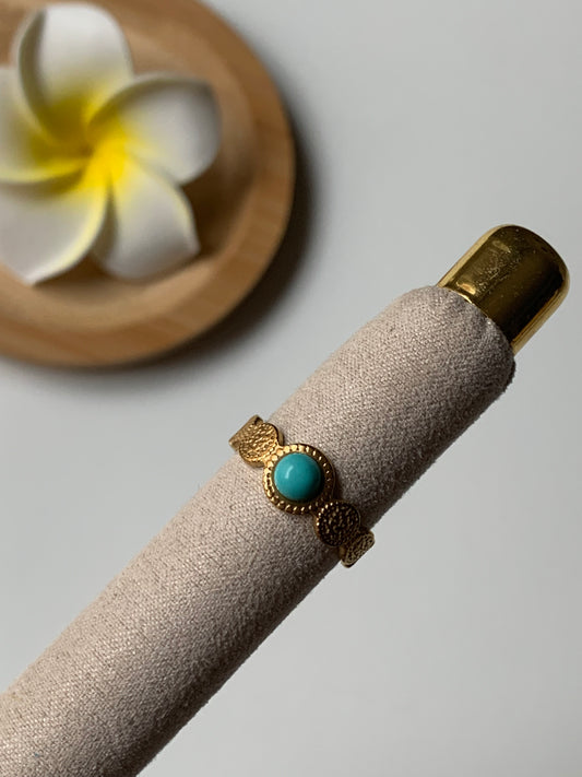 TURQUOISE l Bague inoxydable