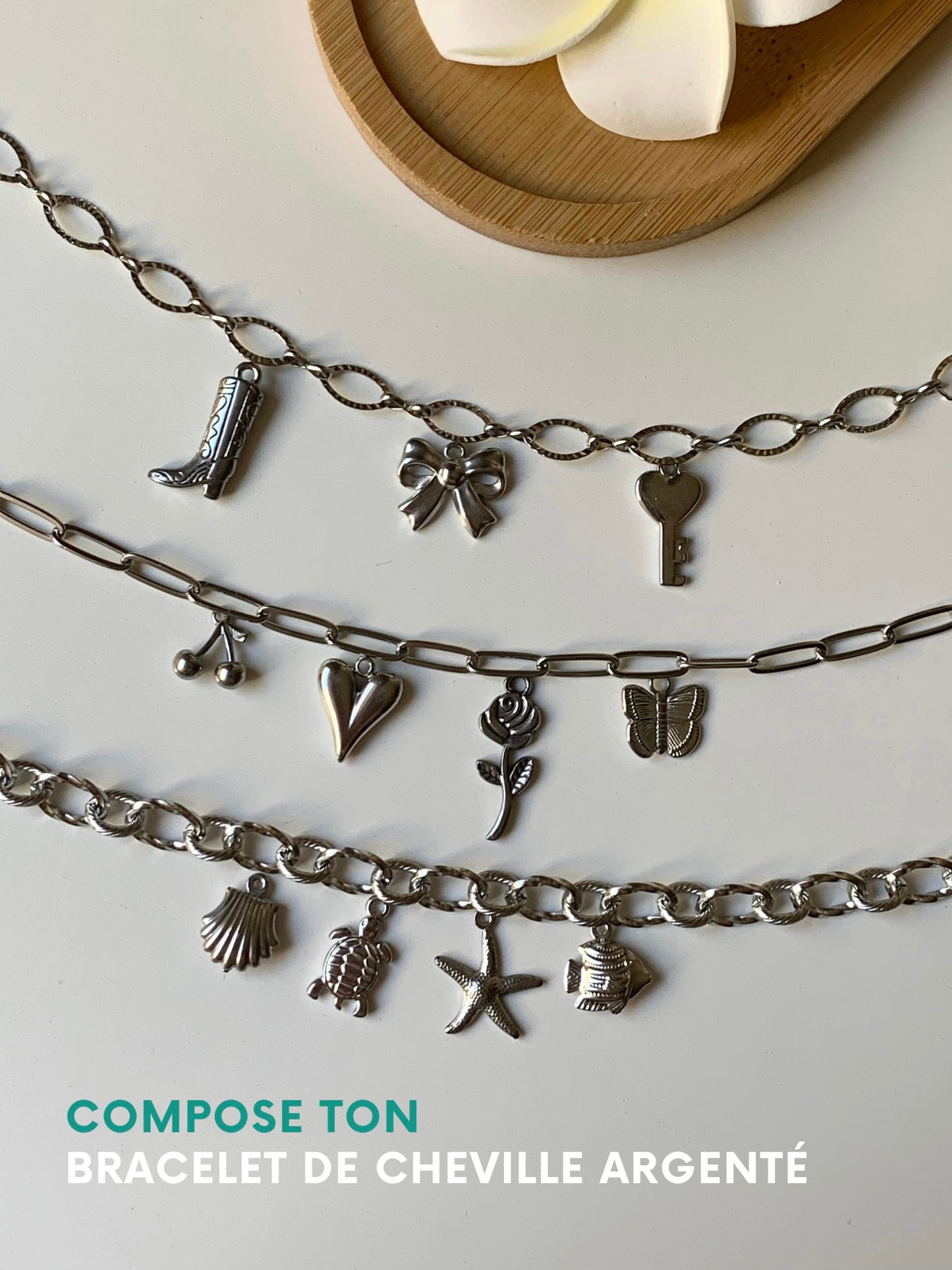 CHARMS l Collier inoxydable personnalisable