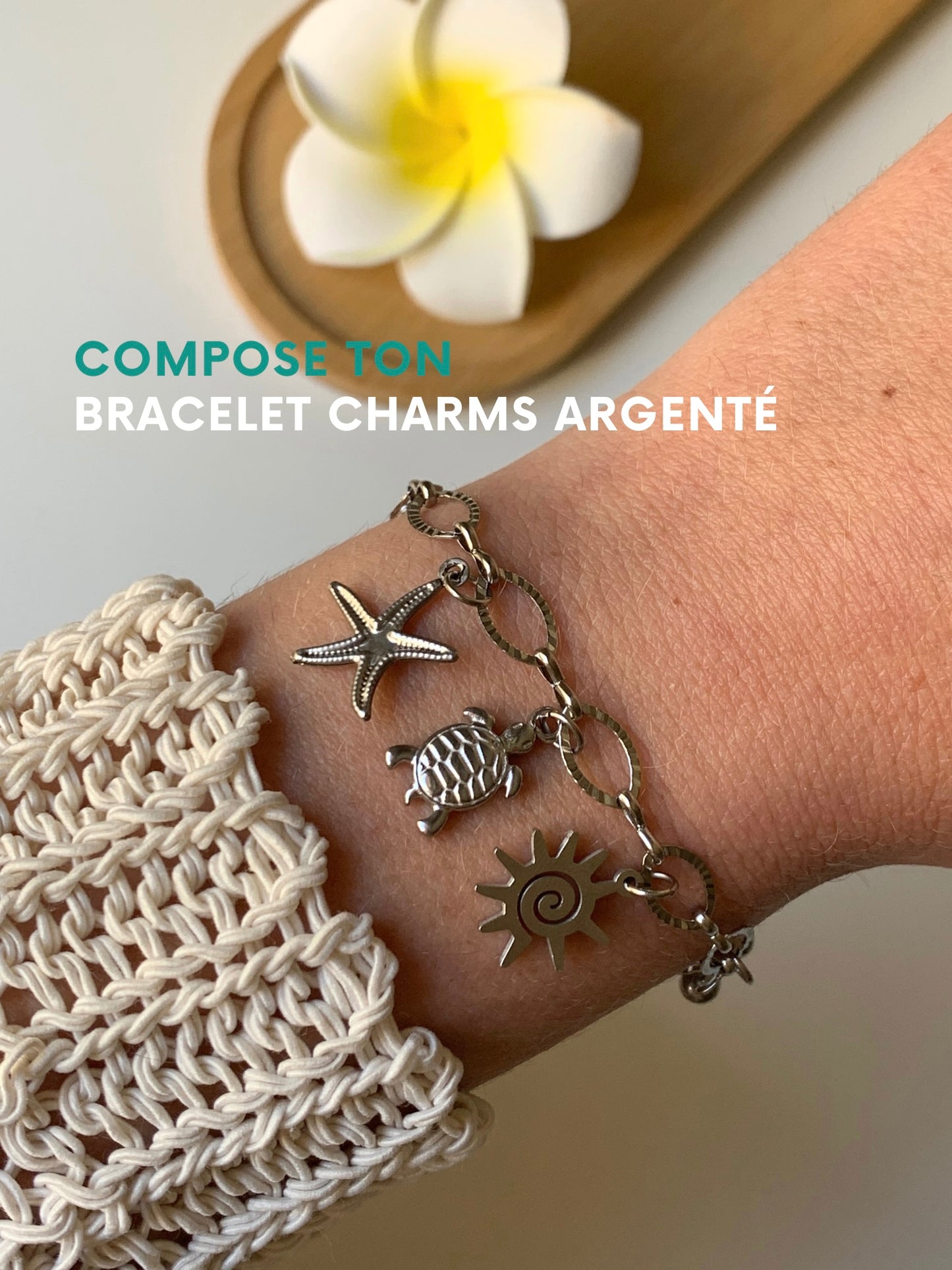 CHARMS l Bracelet inoxydable personnalisable