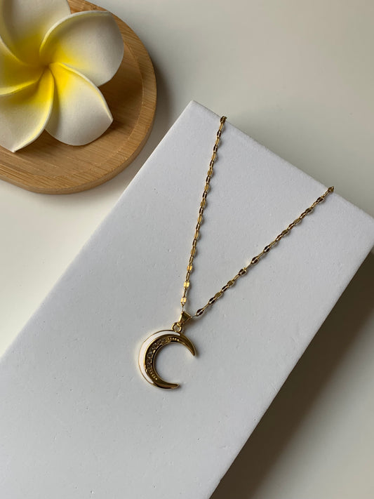 ASTRES - ZORA l Collier inoxydable -blanc-