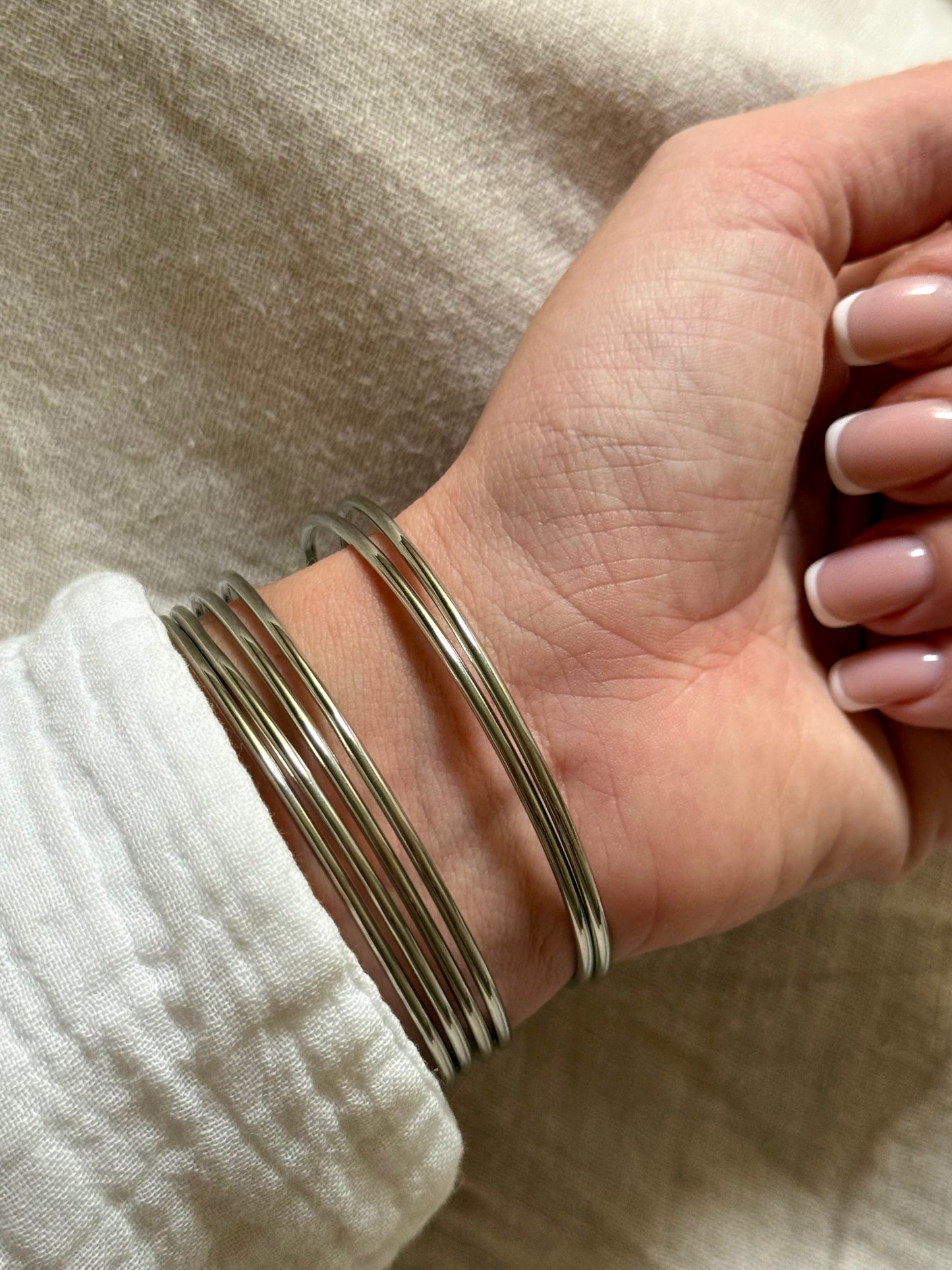 GIPSY l Jonc inoxydable -lot de 6-