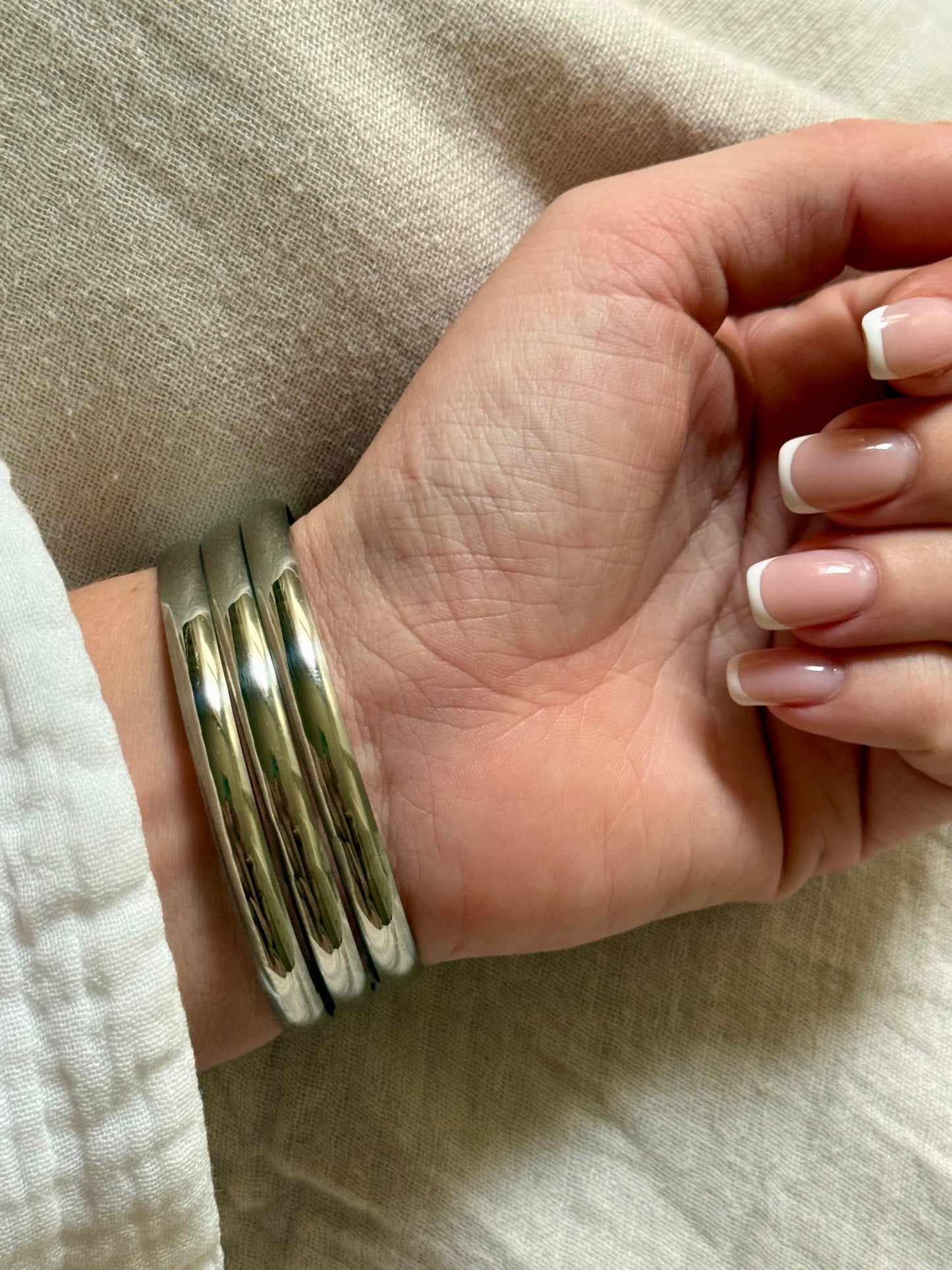 ESMERALDA l Jonc inoxydable -lot de 3-