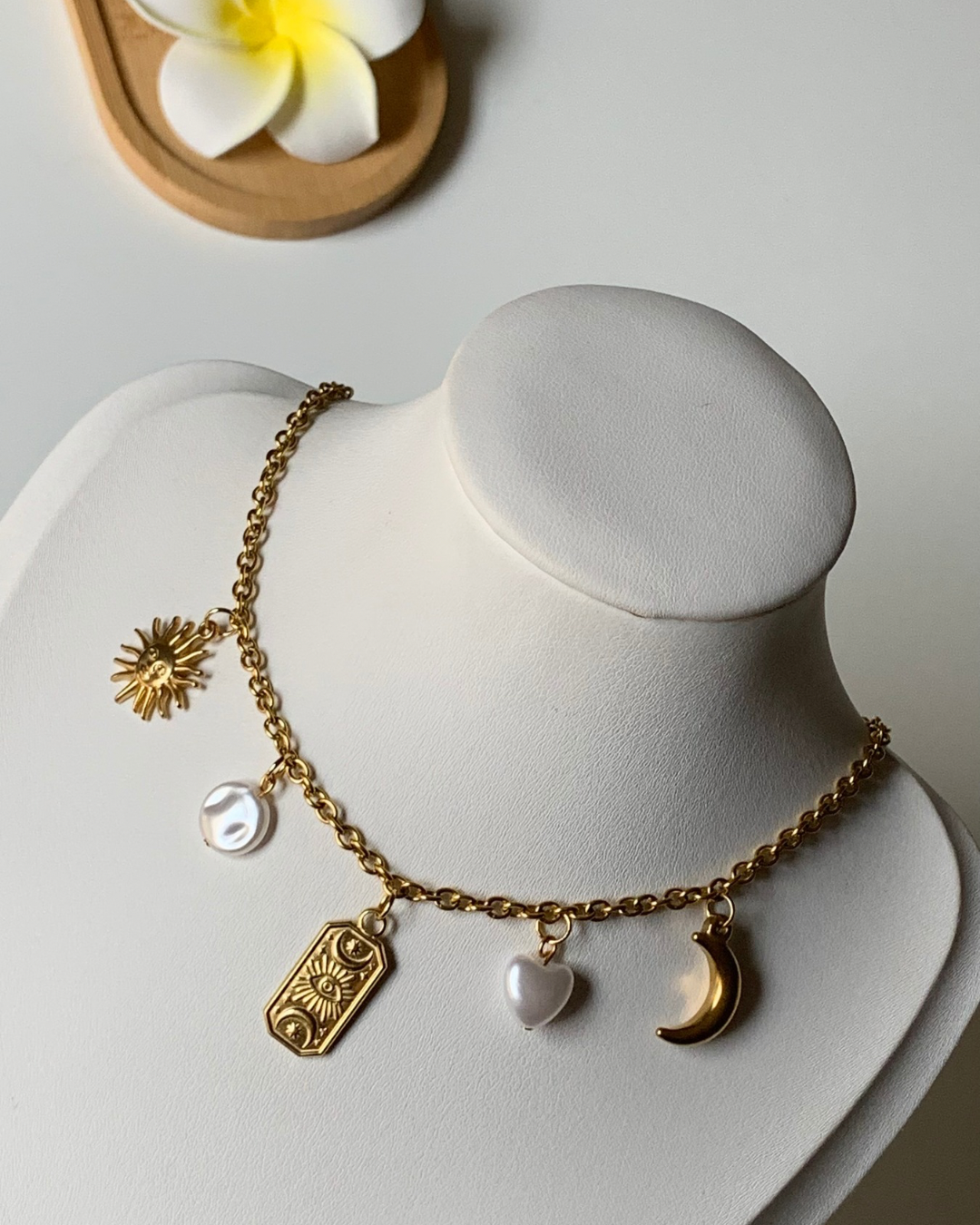 BONIFACCIO l Collier charms inoxydable