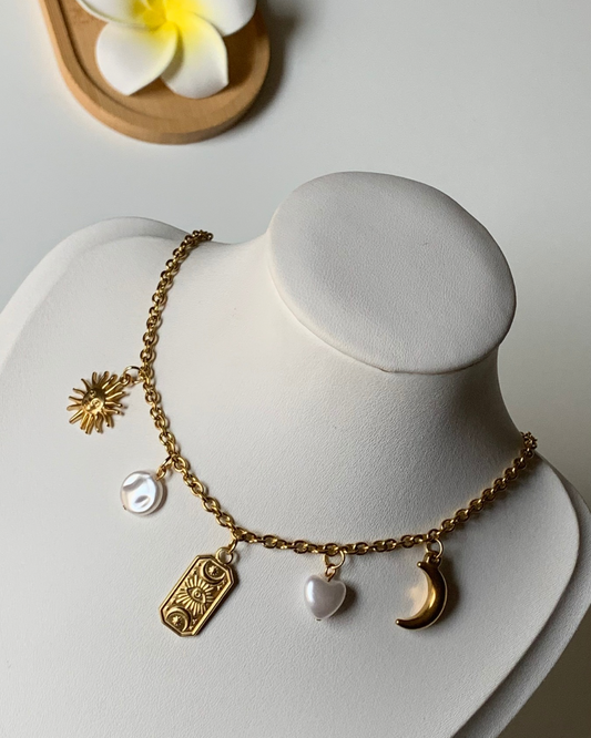 BONIFACCIO l Collier charms inoxydable