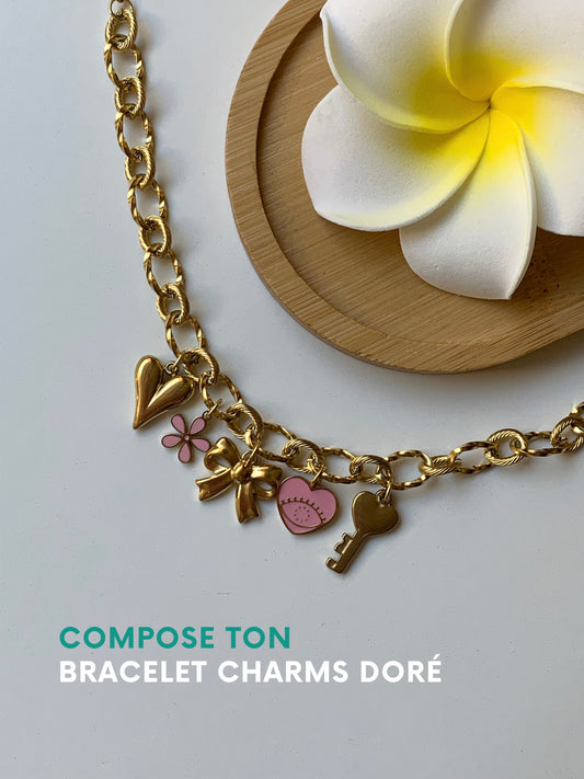 CHARMS l Bracelet inoxydable personnalisable