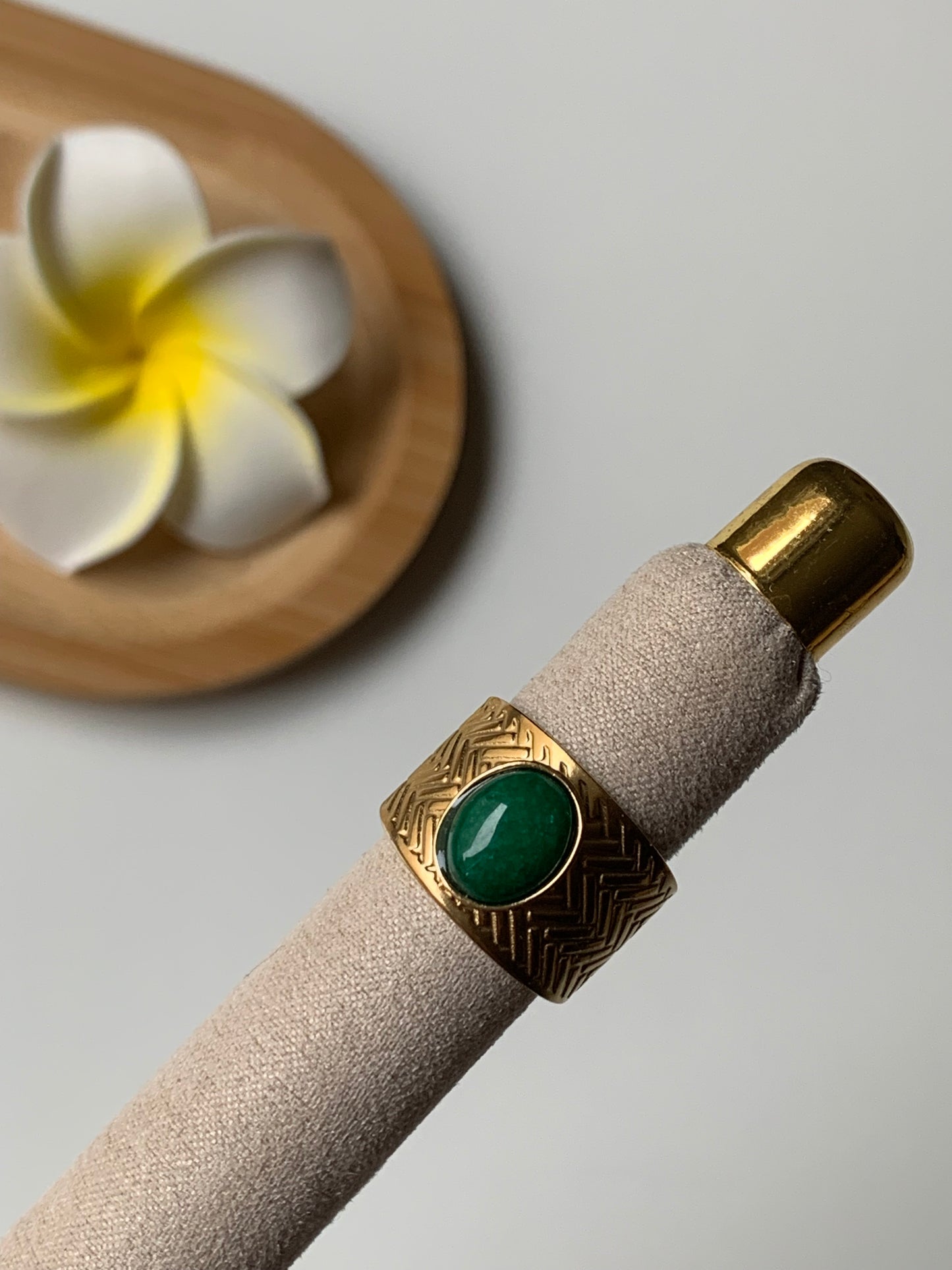 AVENTURINE l Bague inoxydable