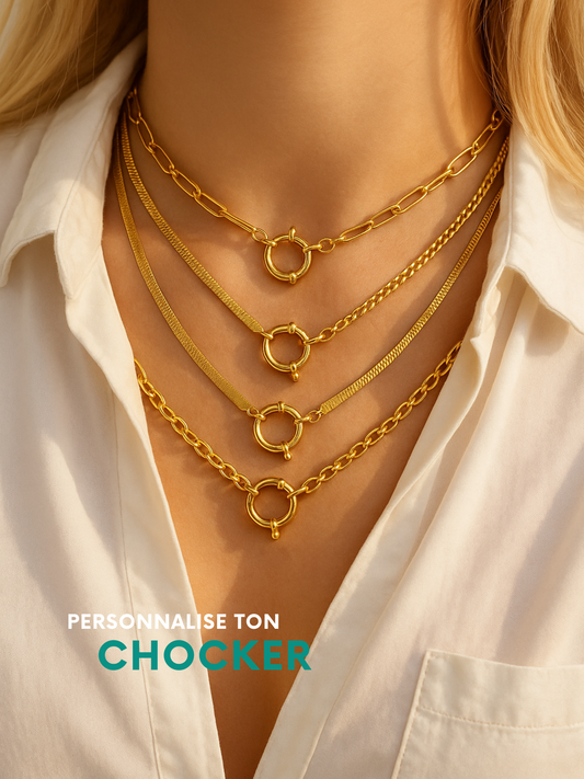 CHOCKER l Collier inoxydable personnalisable
