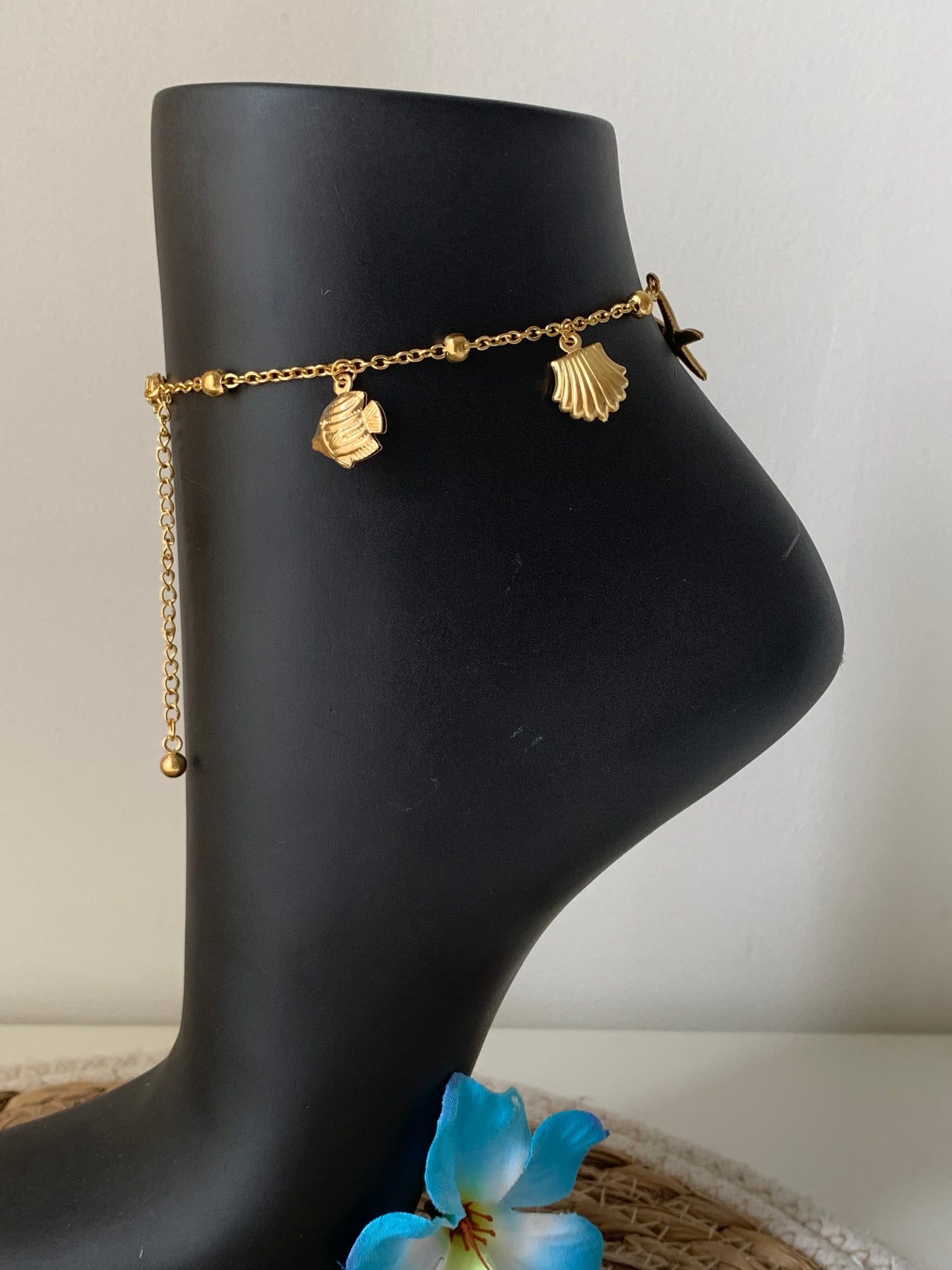 OCEAN MOOD - OCÉANIE l Bracelet de cheville inoxydable