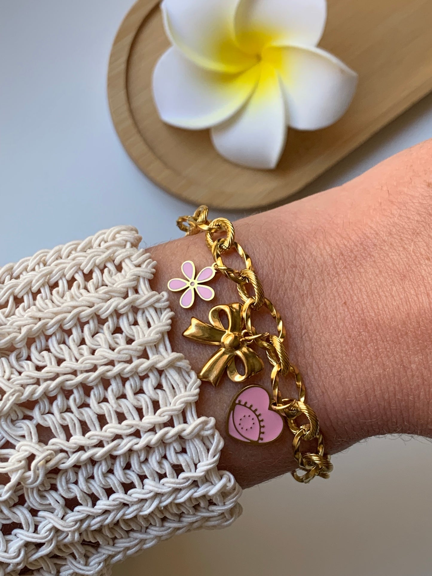 CHARMS l Bracelet inoxydable personnalisable