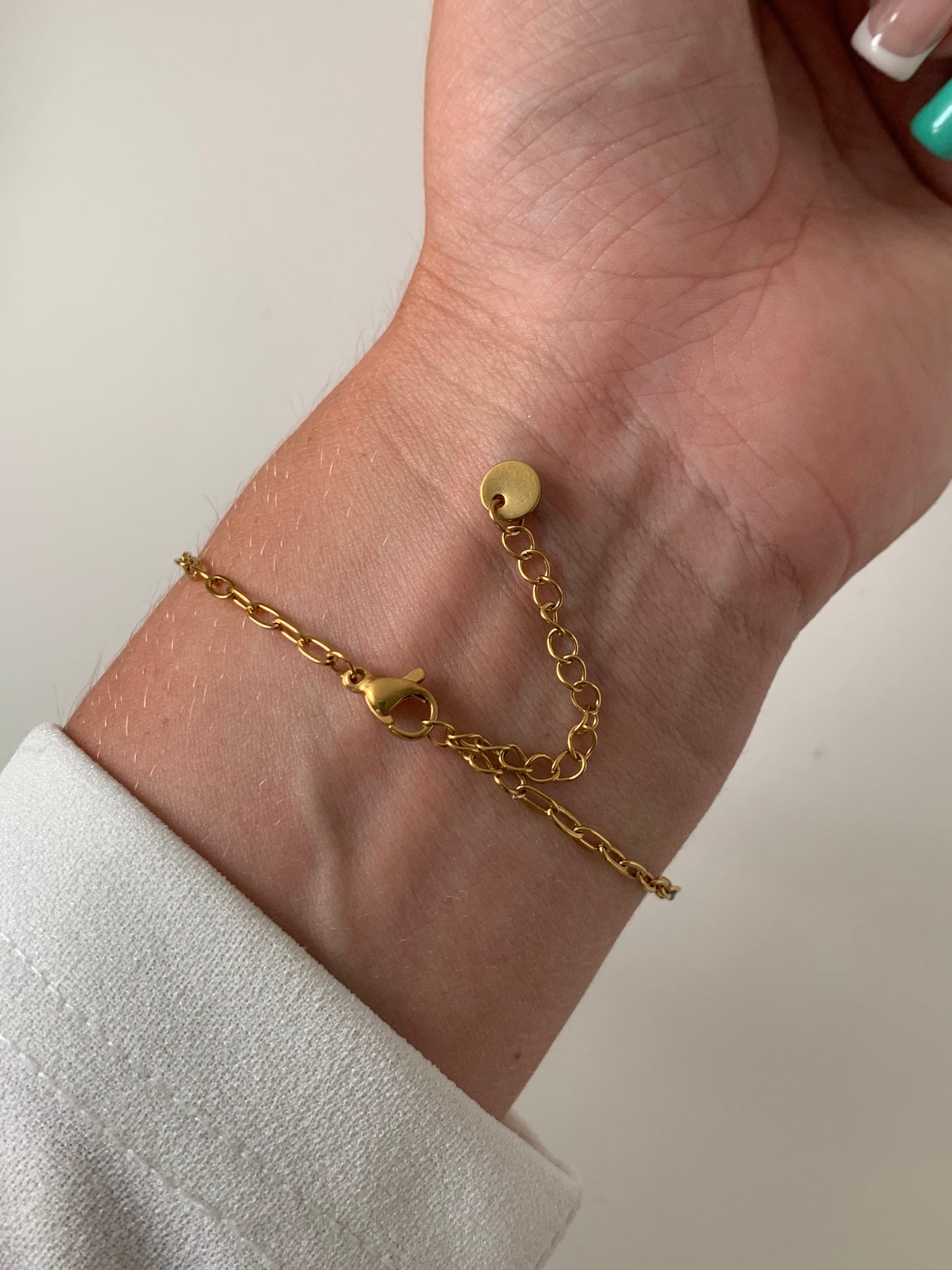 CLÉMENCE l Bracelet ajustable en acier inoxydable