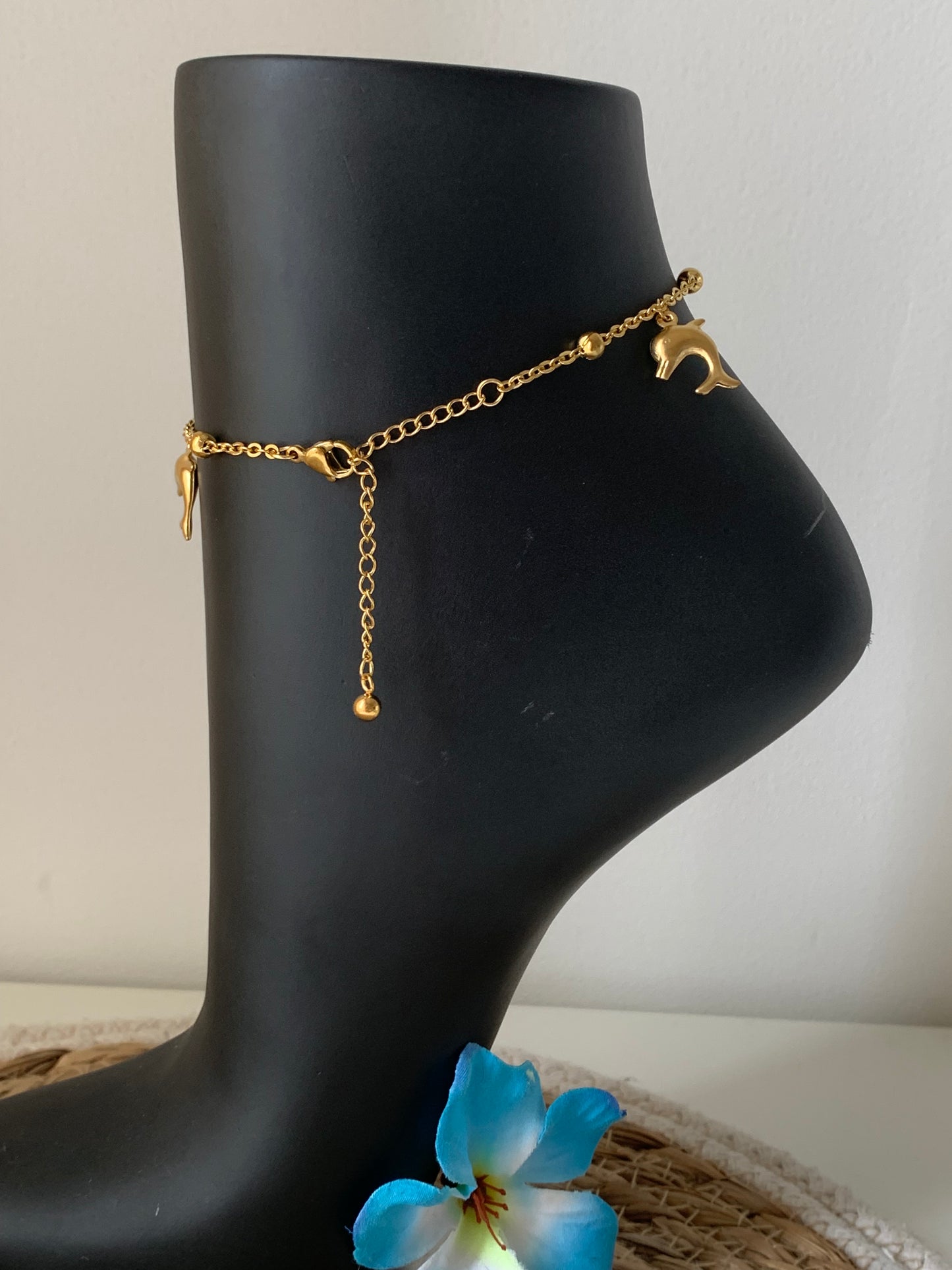 OCEAN MOOD - NAUSICA l Bracelet de cheville inoxydable