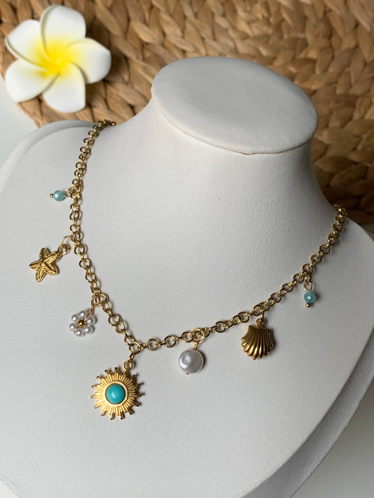 BUENOS AIRES l Collier charms inoxydable