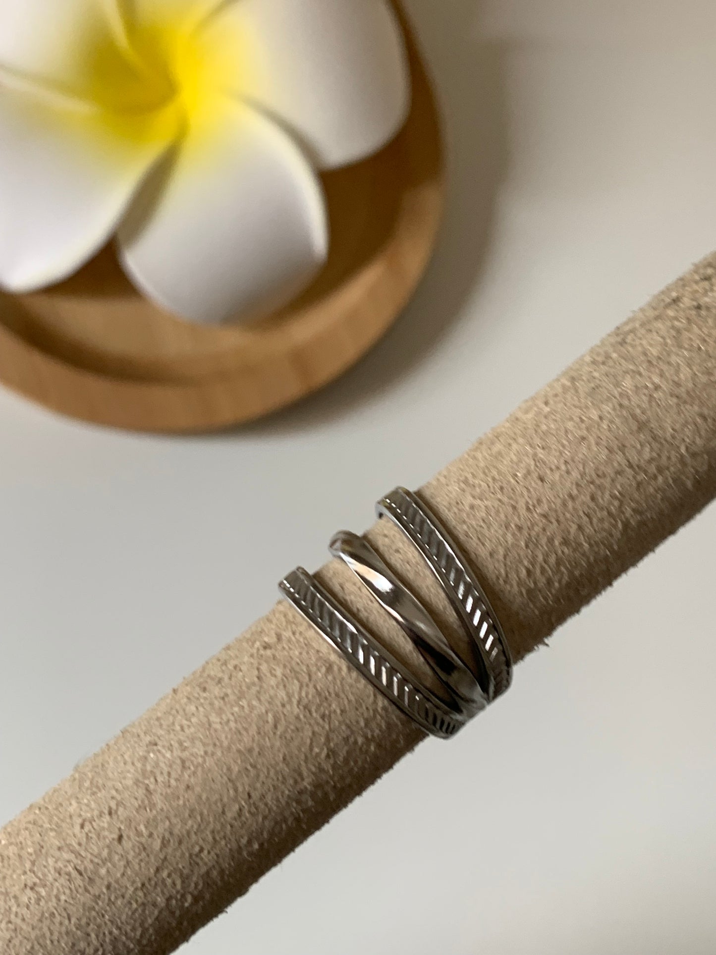 Bague ajustable en acier inoxydable