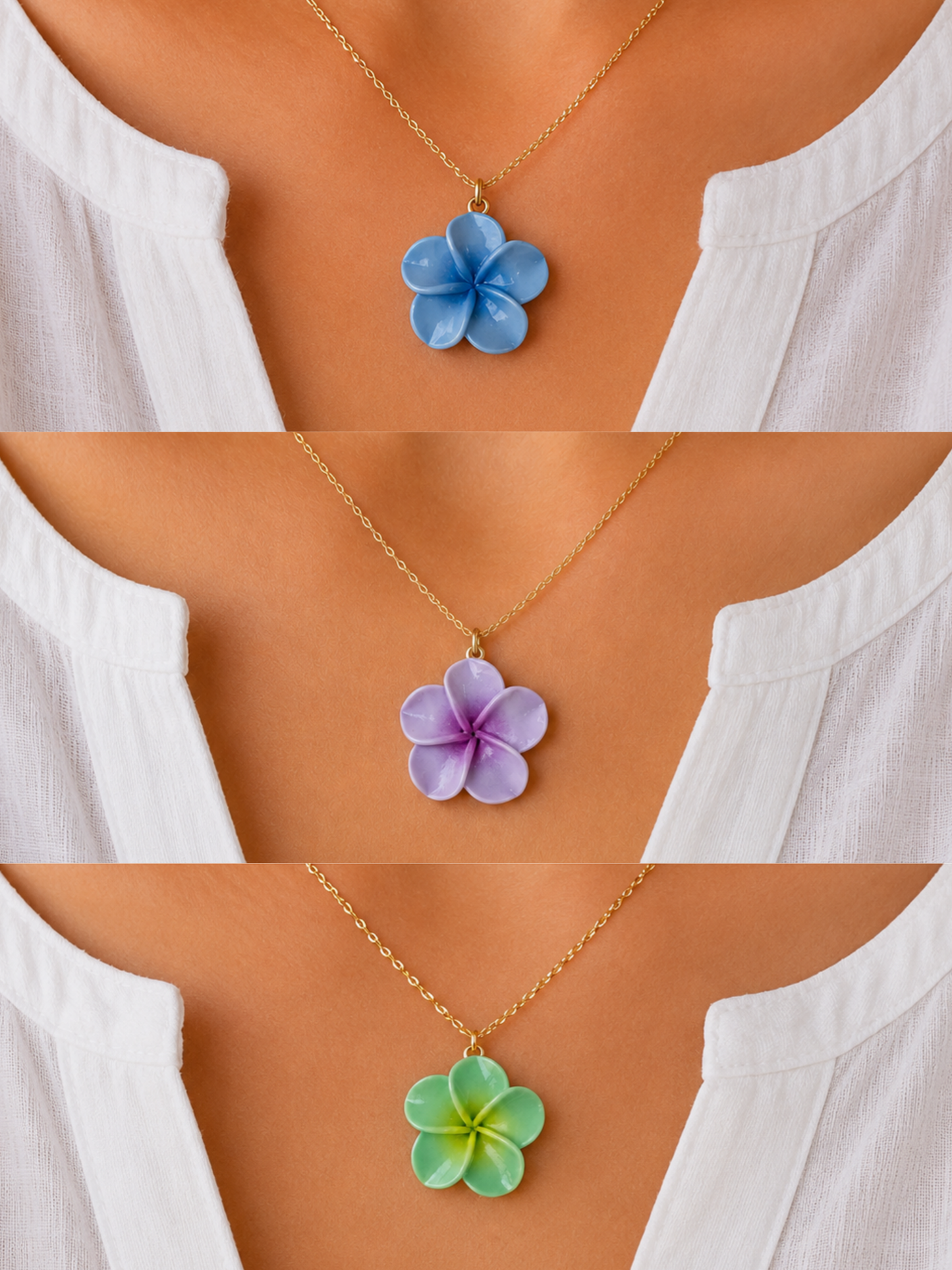 MONOÏ l Pendentif inoxydable