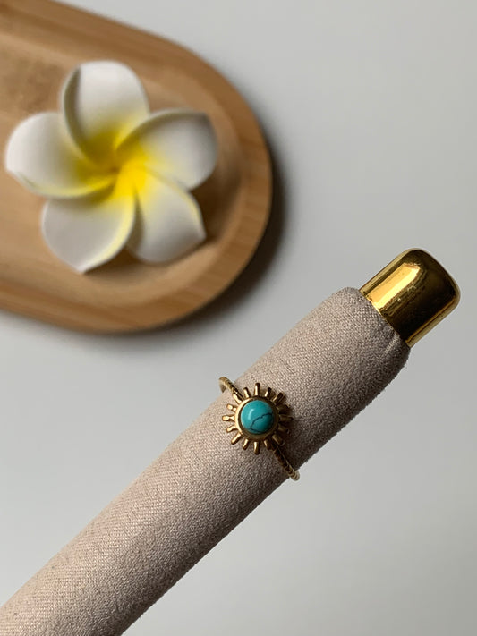 TURQUOISE l Bague inoxydable