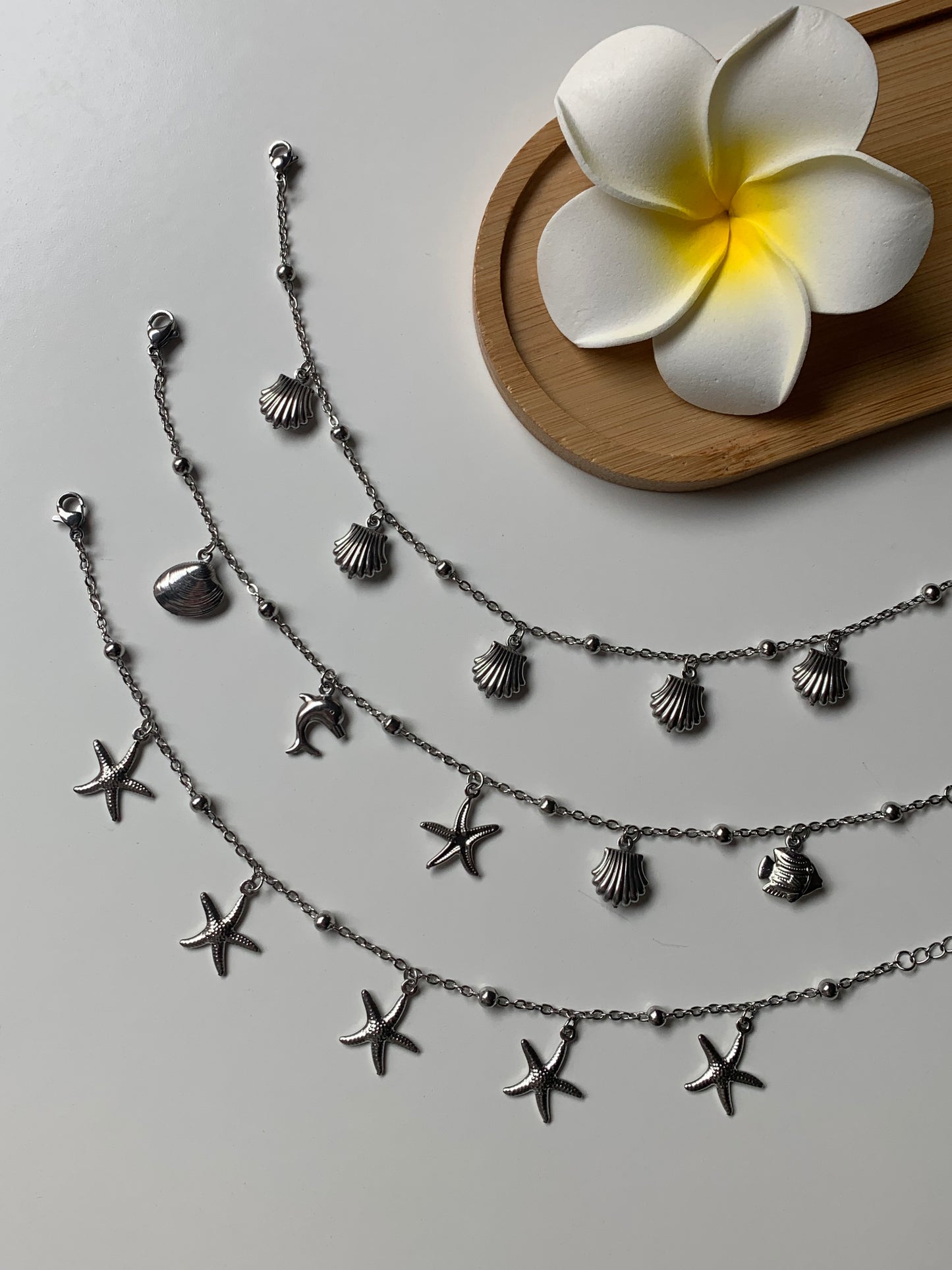 OCEAN MOOD - SUMMER l Bracelet inoxydable pour la cheville