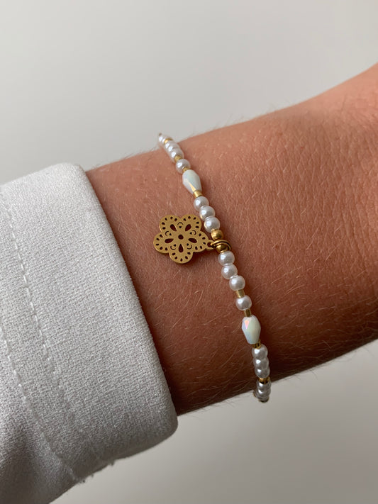 CLÉMENCE l Bracelet ajustable en acier inoxydable