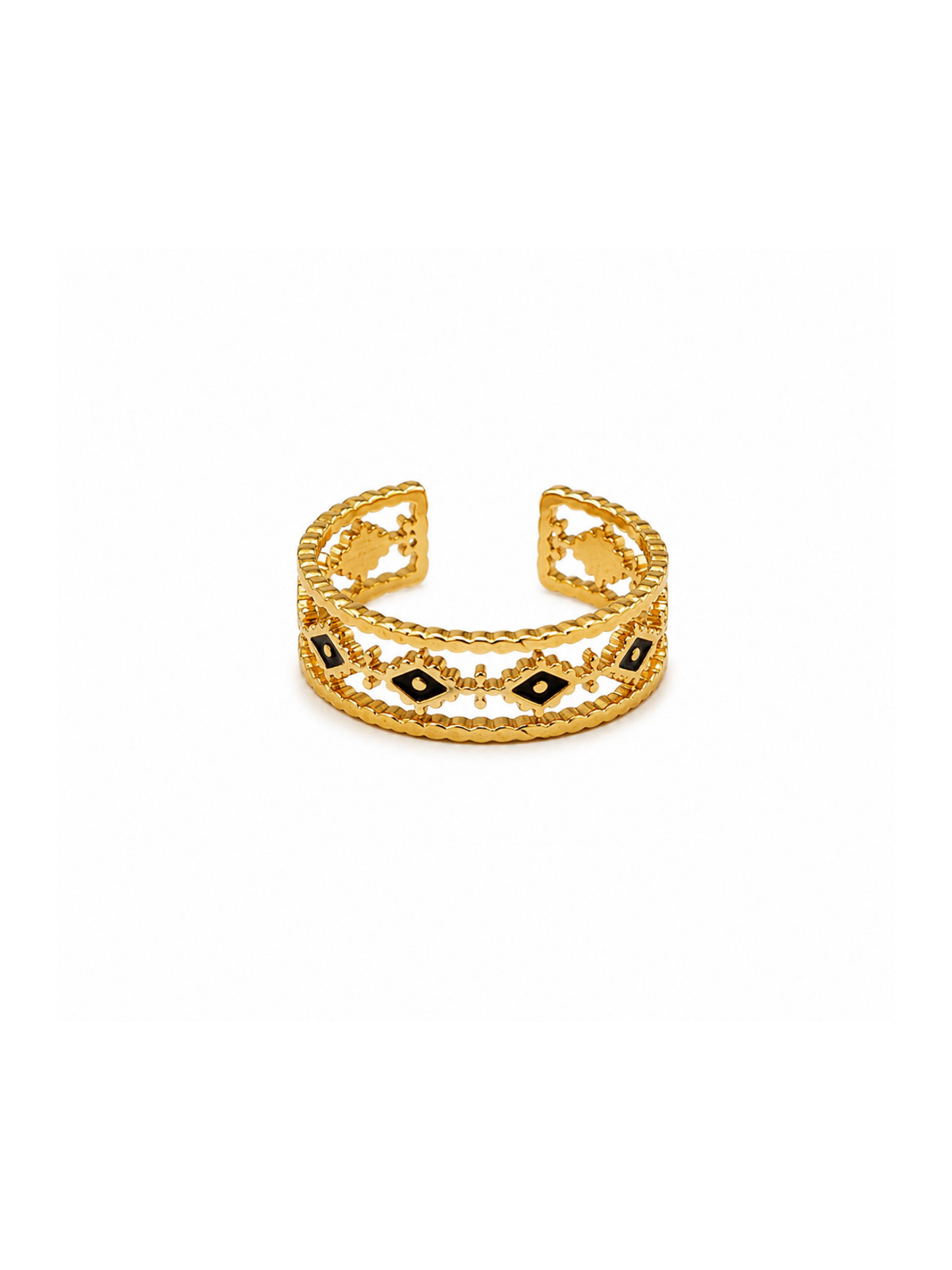NEW l Bague colorée inoxydable