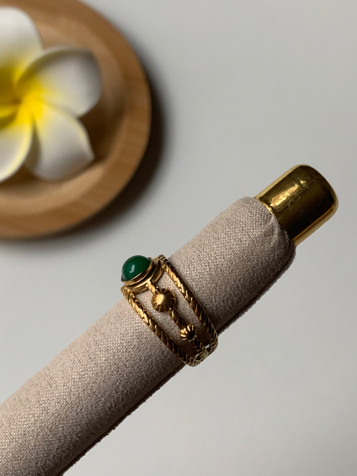 AVENTURINE l Bague inoxydable