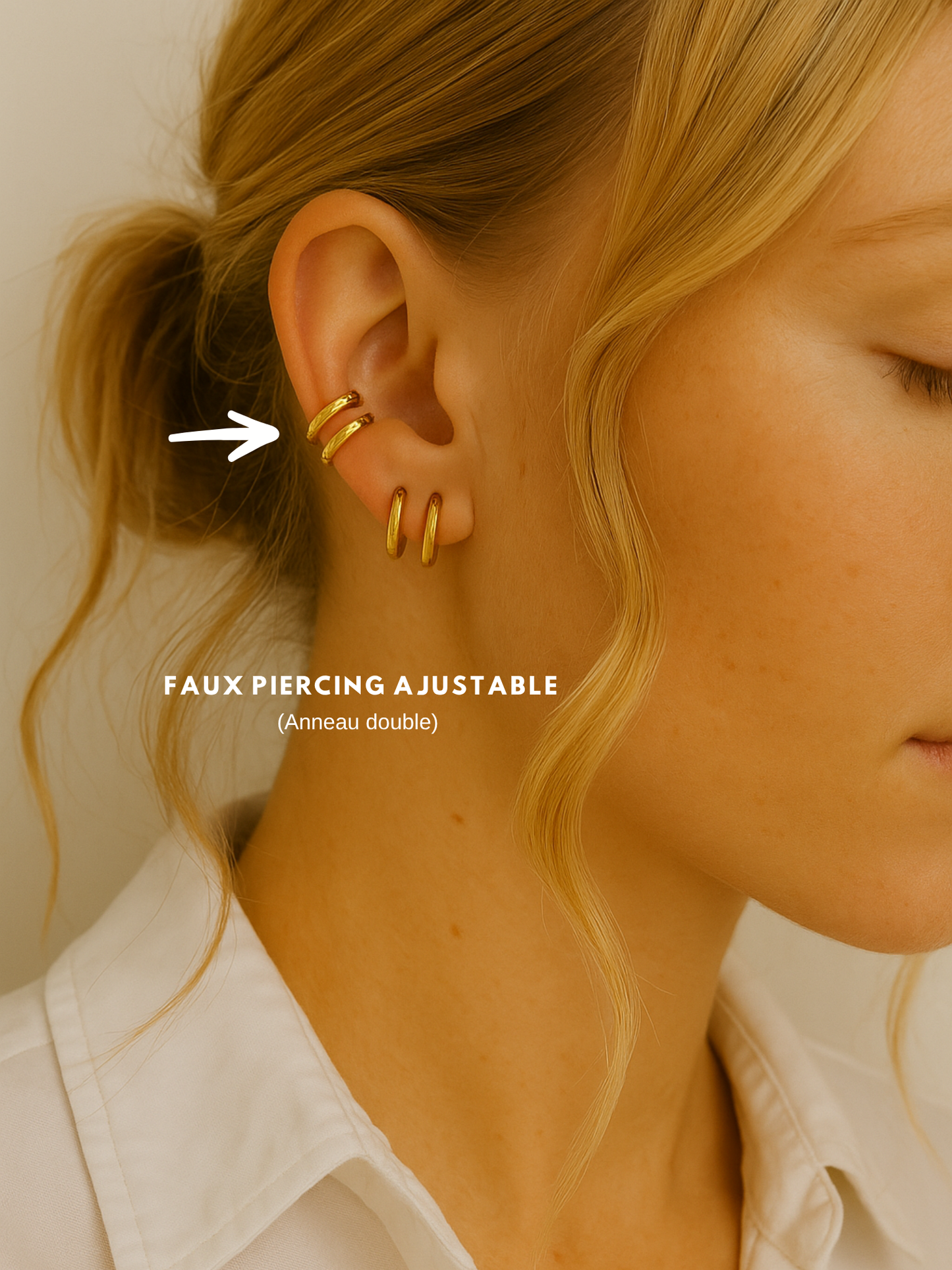 ESMERALDA l Earcuff inoxydable