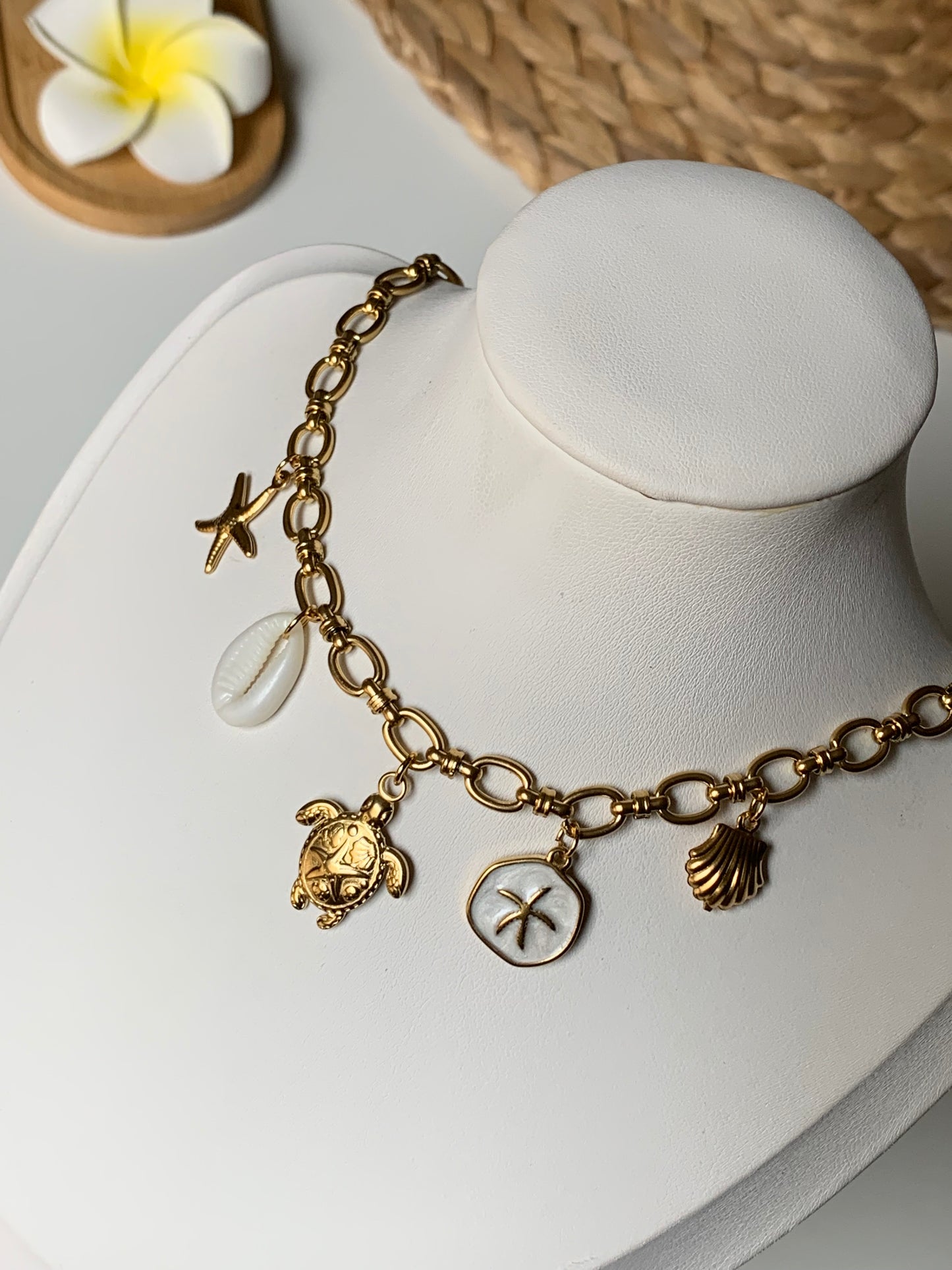 BARCELONA l Collier charms inoxydable