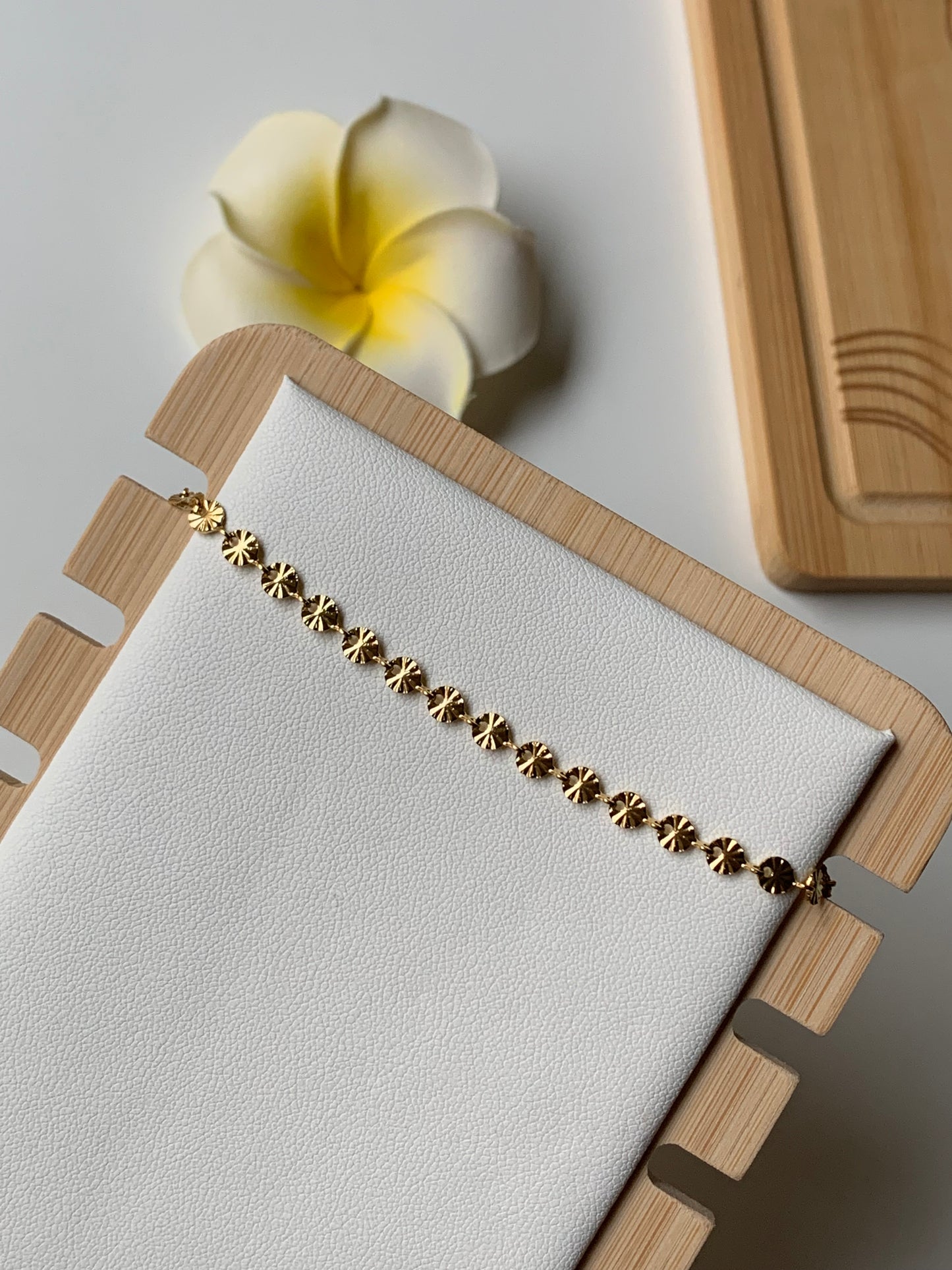 JADE l Bracelet inoxydable pour la cheville