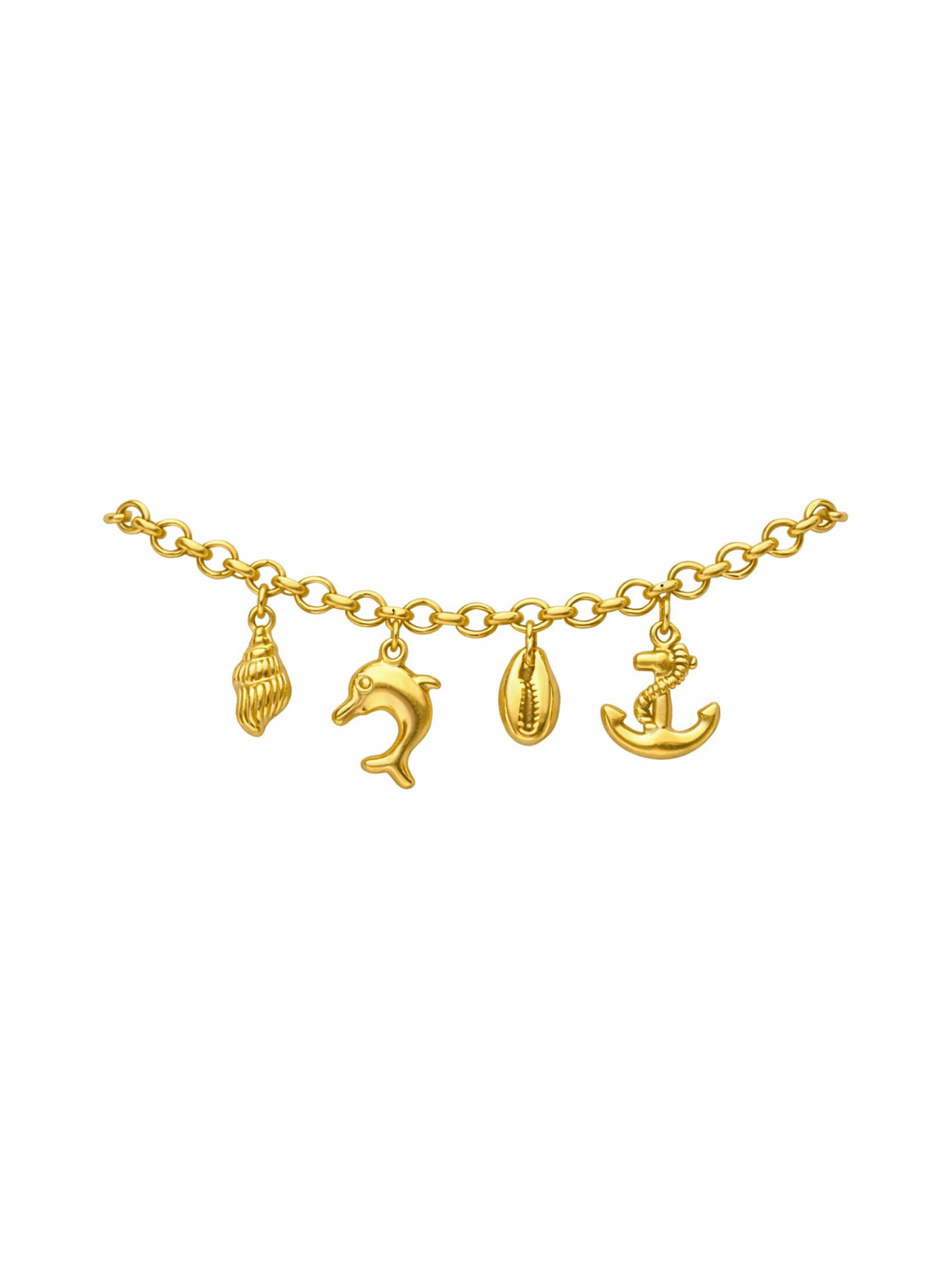 OCEAN MOOD - CORAIL l Bracelet charms inoxydable