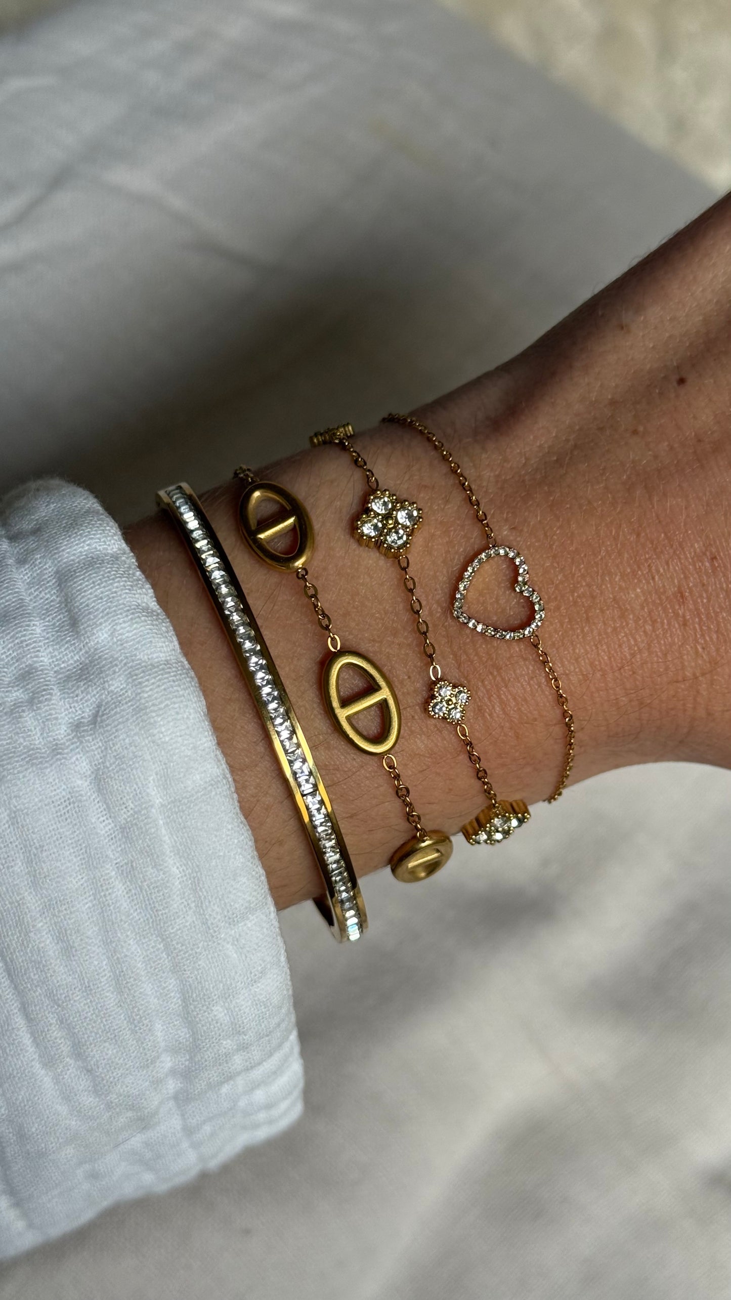 AMOUREUSE l Bracelet inoxydable