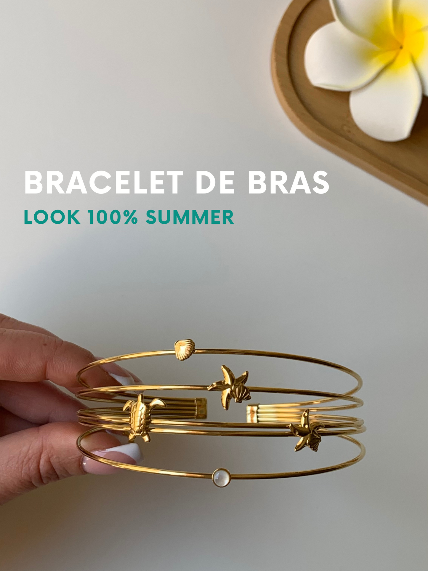 CALYPSO l Bracelet de bras inoxydable