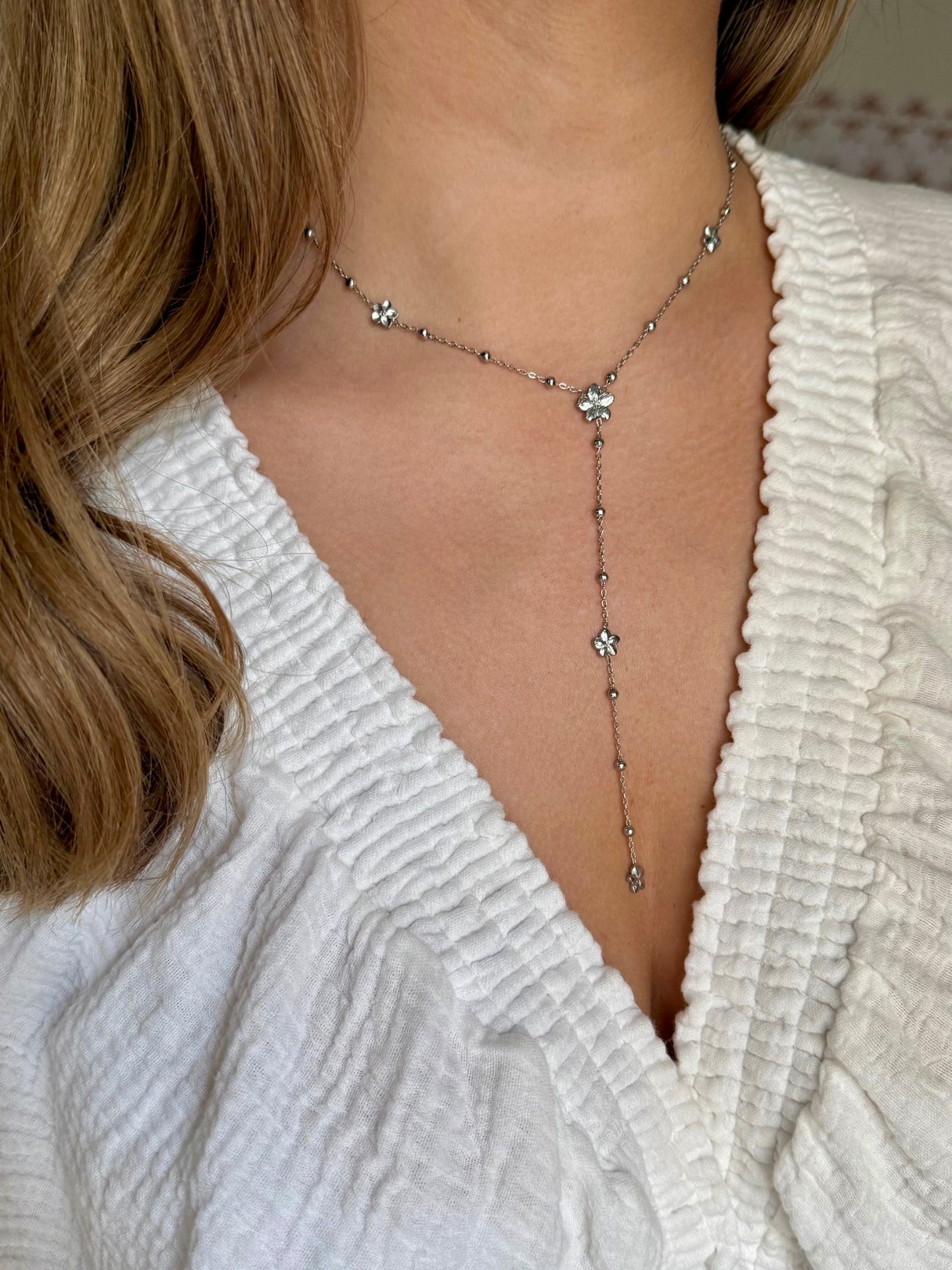 CÉLESTE l Collier Y inoxydable