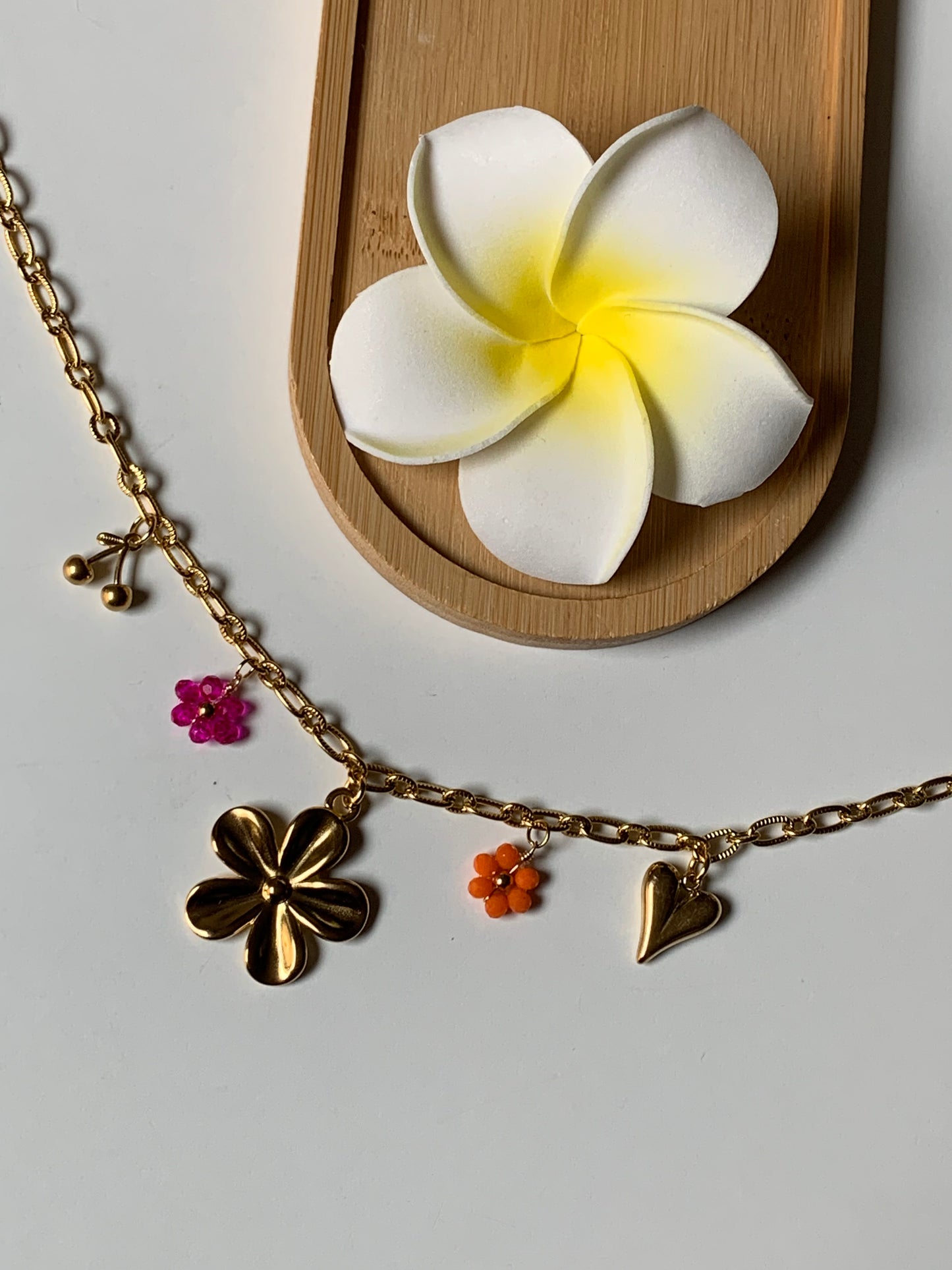 FLORENCE l Collier charms inoxydable