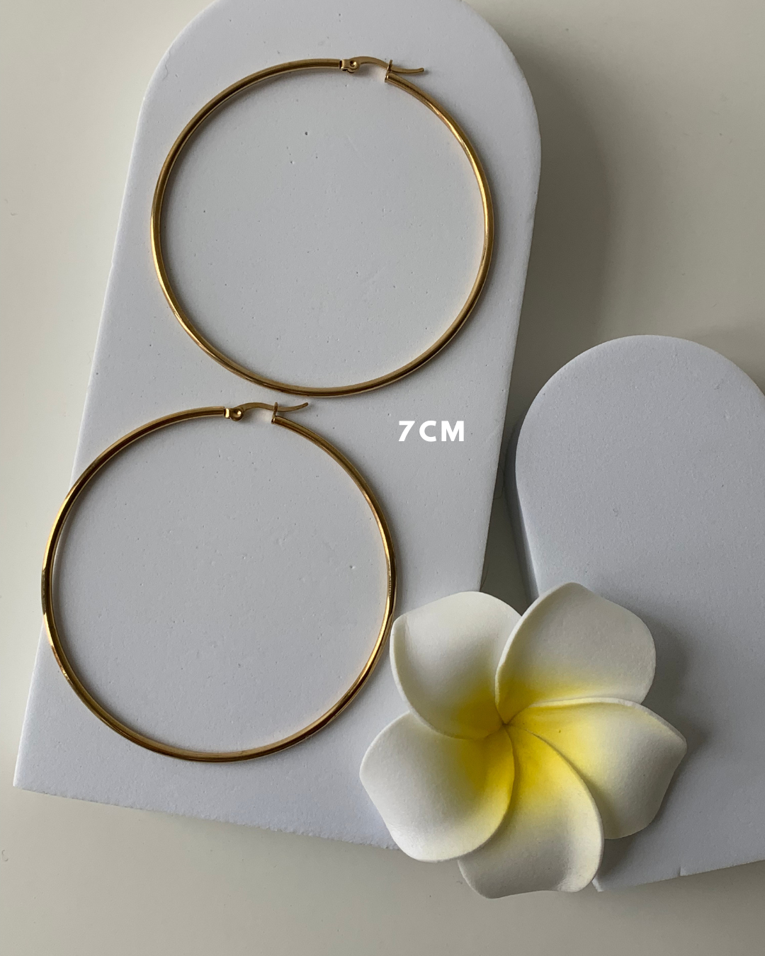 JUDE l Créoles inoxydables -7cm-