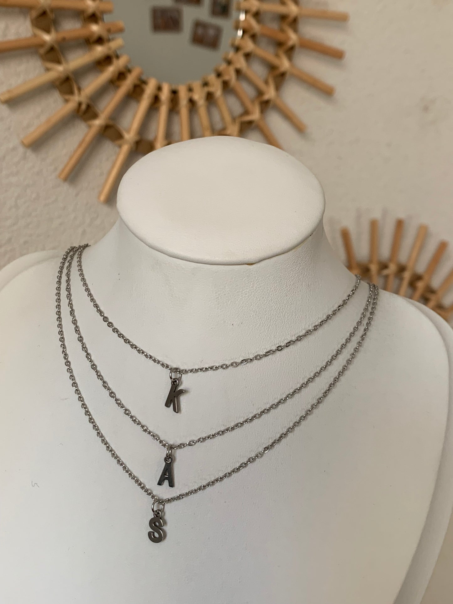 INITIAL l Collier inoxydable personnalisable