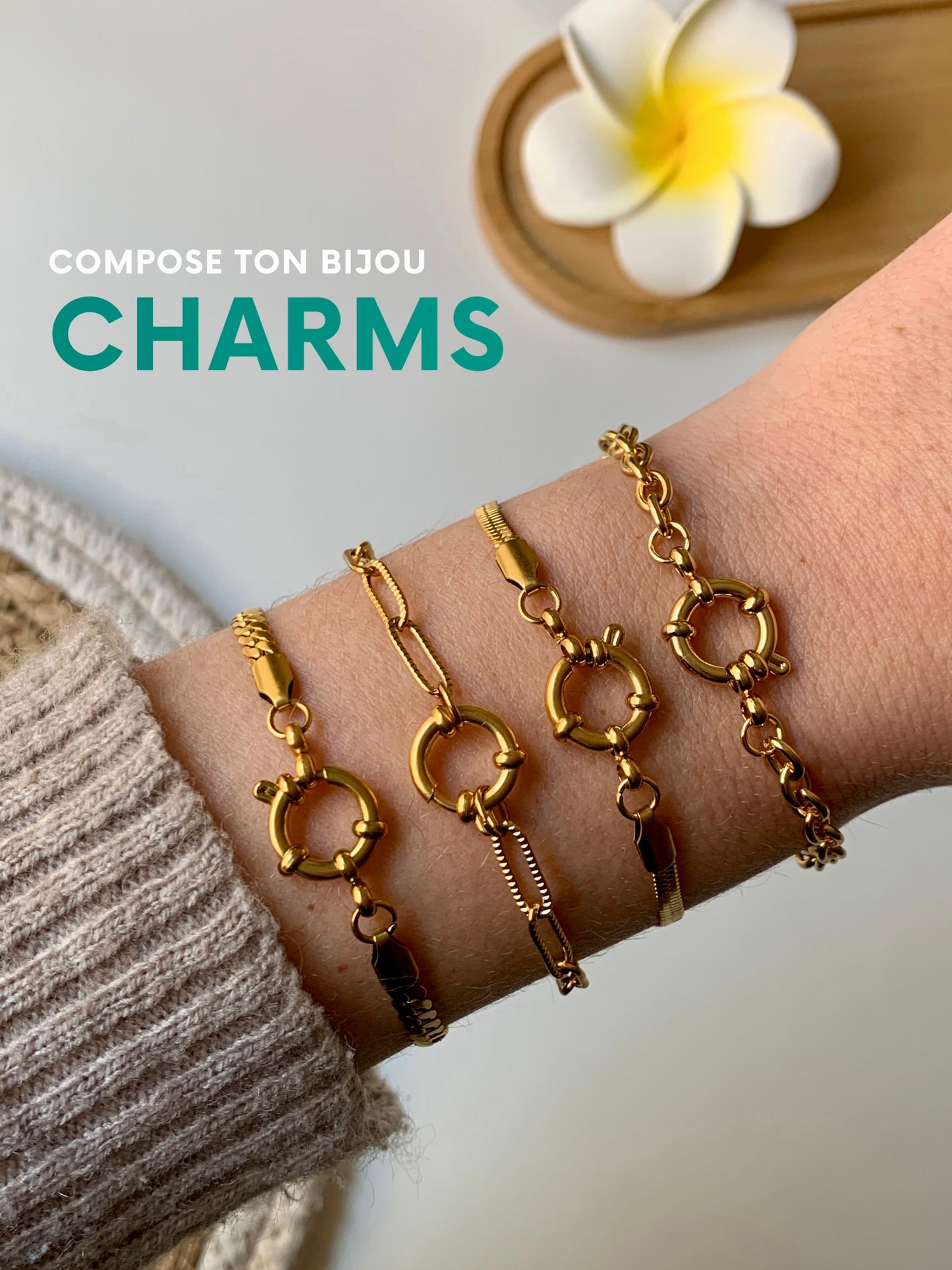 CHOCKER l Bracelet inoxydable personnalisable