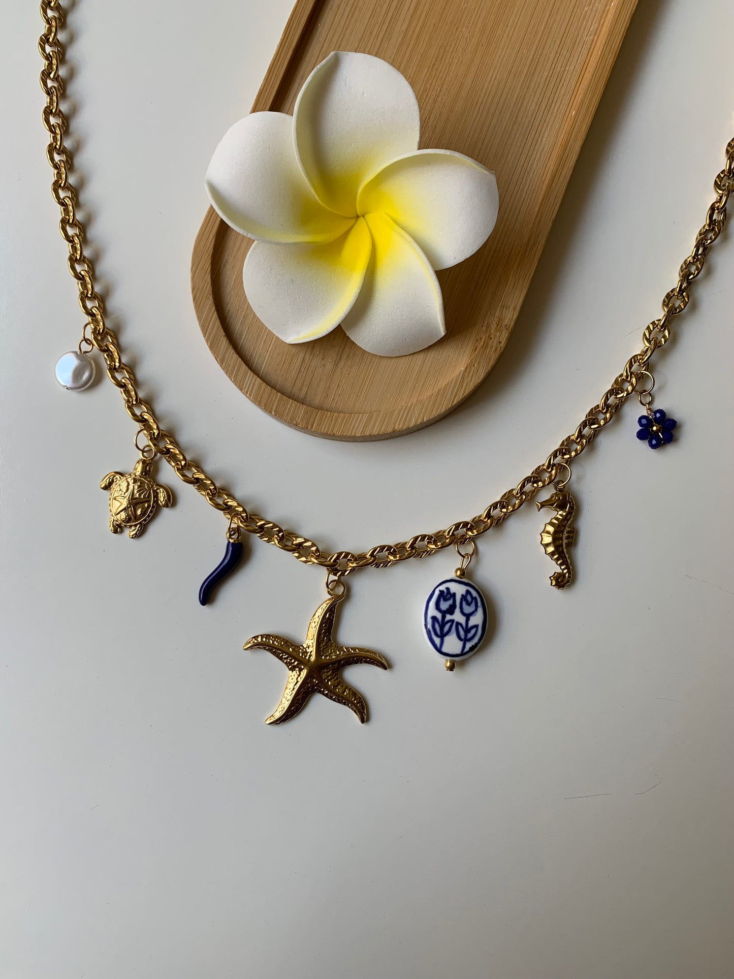 MYKONOS - Collier charms inoxydable