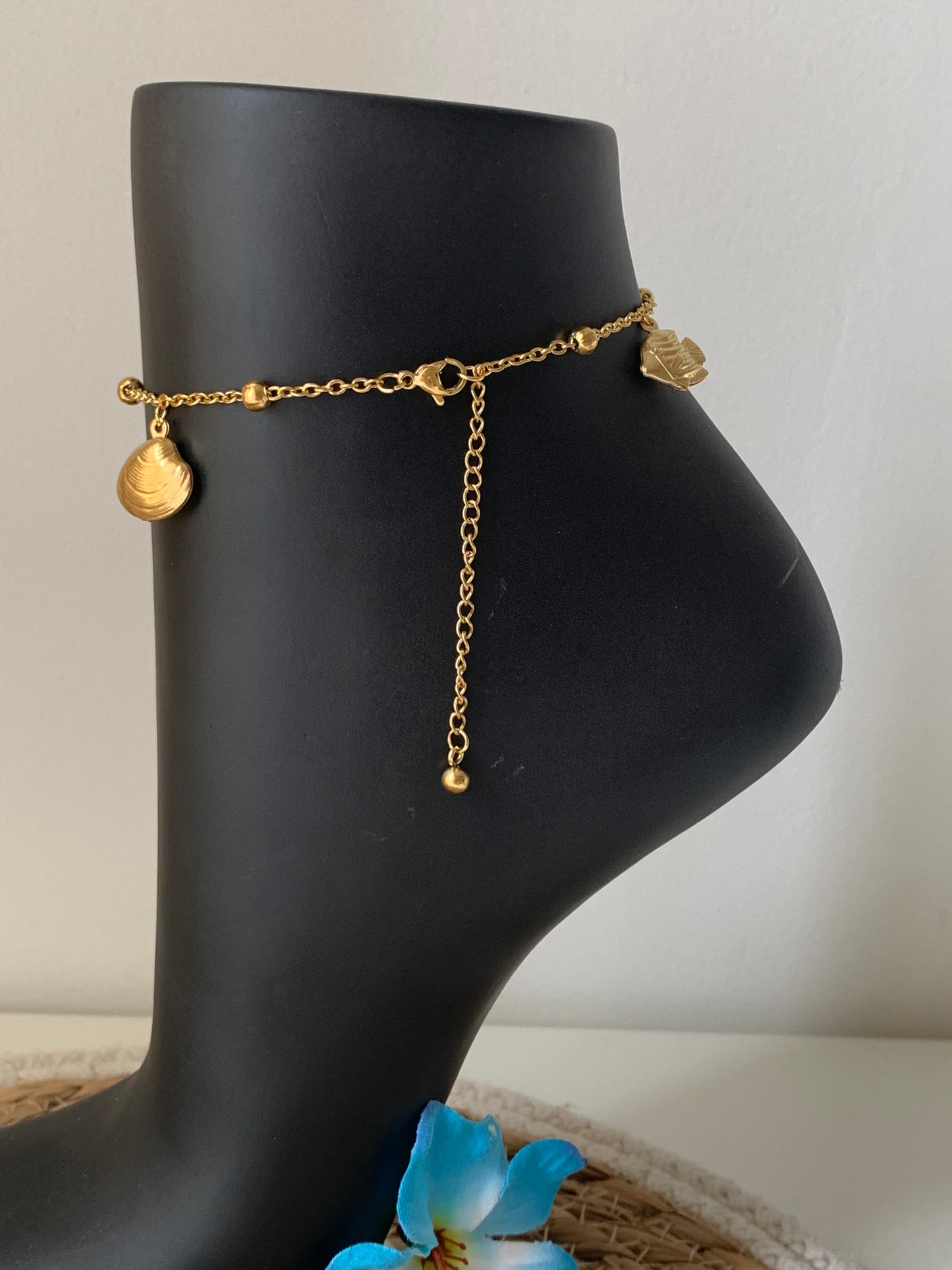 OCEAN MOOD - OCÉANIE l Bracelet de cheville inoxydable