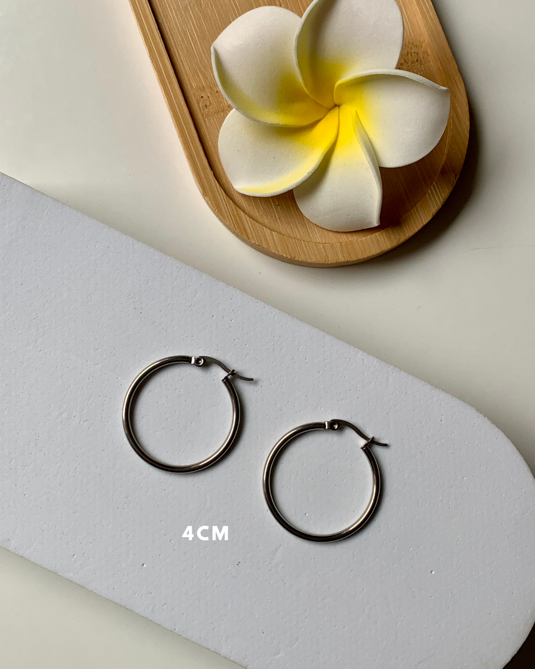 JUDE l Créoles inoxydables -4cm-